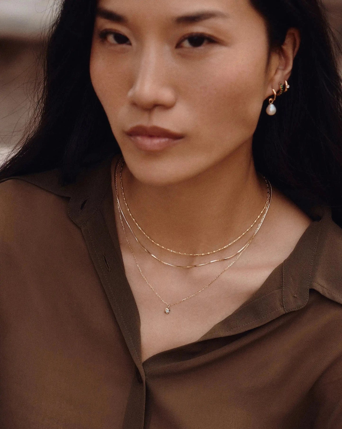 Solid Gold Birthstone Pendant Necklace | 14k Solid Gold Necklaces Missoma