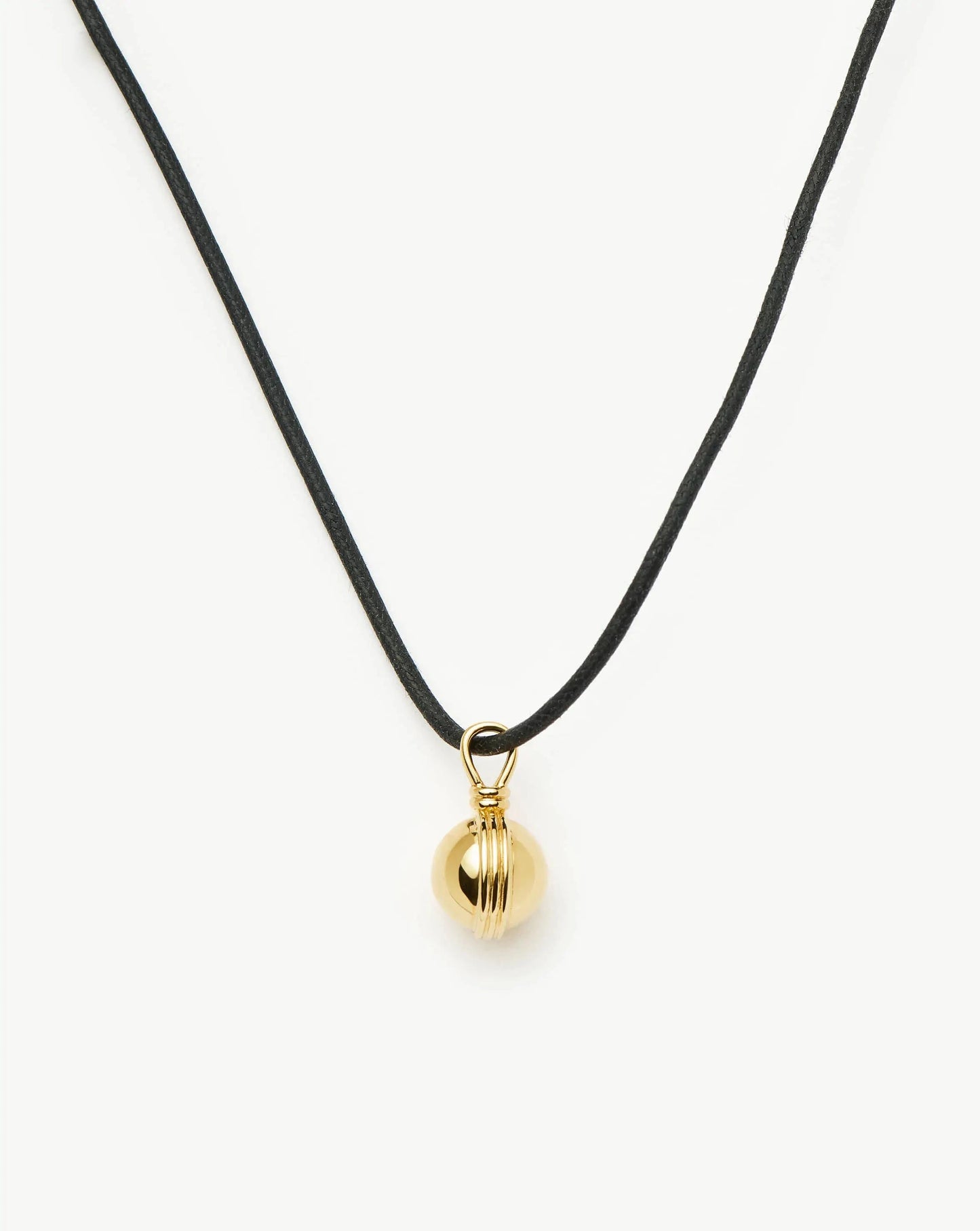 Sphere Pendant Cord Necklace | 18k Gold Plated Necklaces Missoma