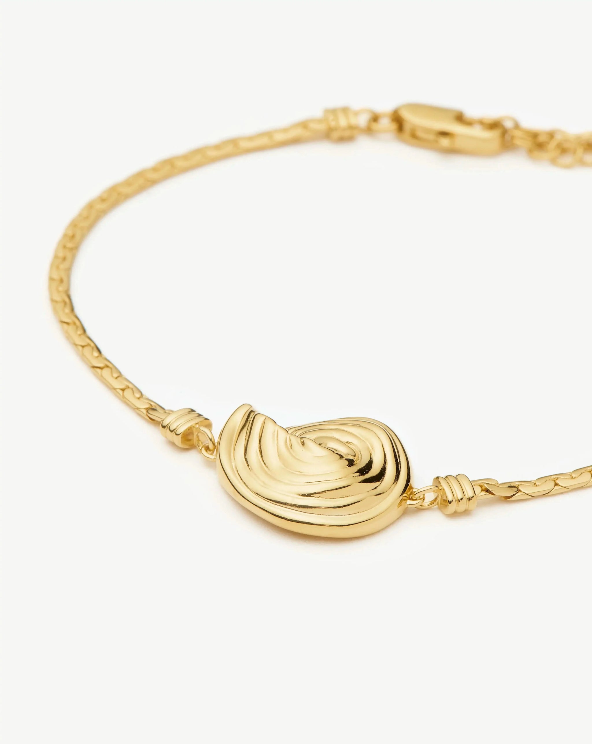 Spiral Cobra Chain Bracelet | 18k Gold Plated Bracelets Missoma