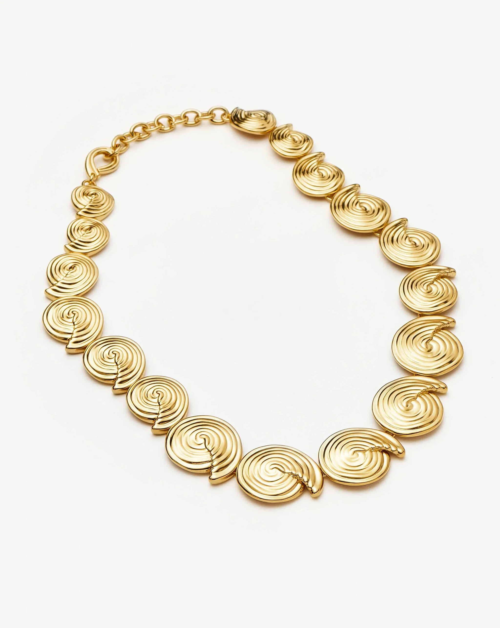 Spiral Statement Chain Necklace | 18k Gold Plated Necklaces Missoma