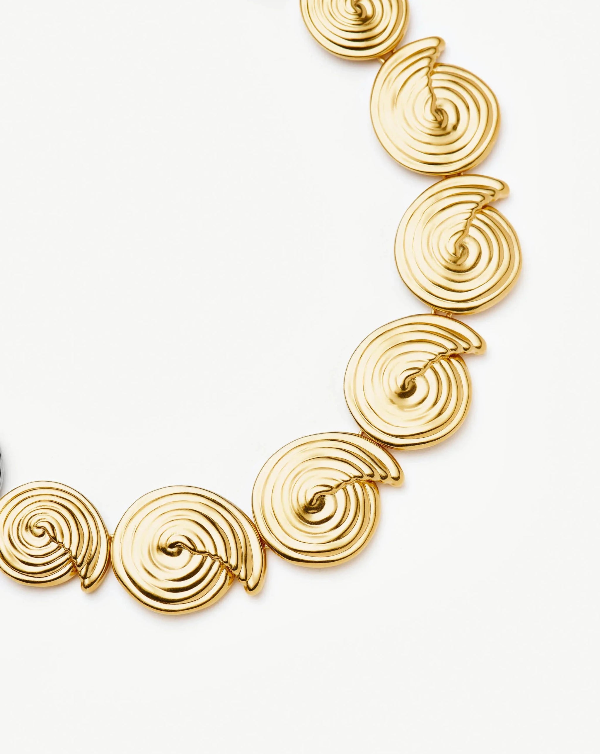 Spiral Statement Chain Necklace | 18k Gold Plated Necklaces Missoma