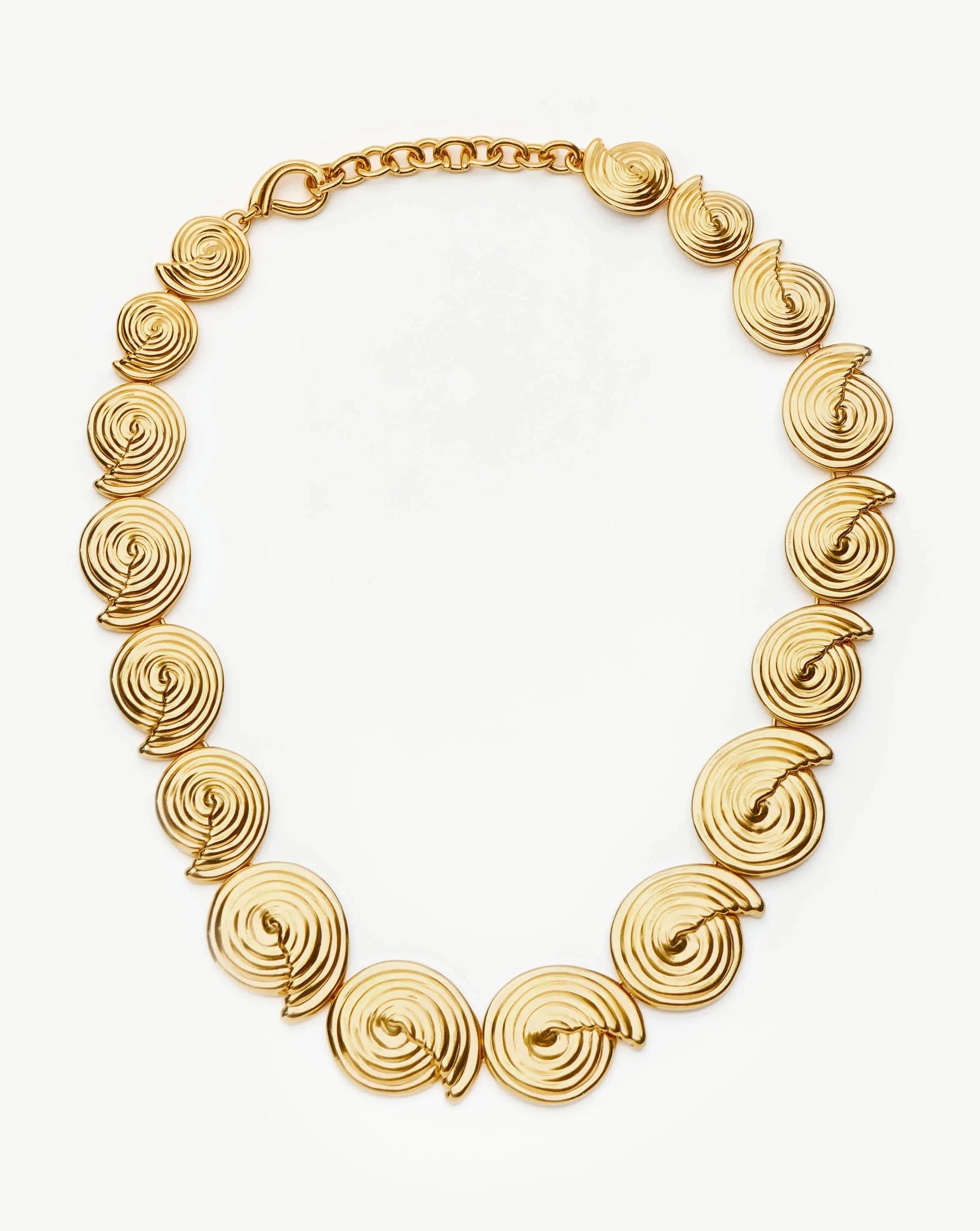 Spiral Statement Chain Necklace | 18k Gold Plated Necklaces Missoma