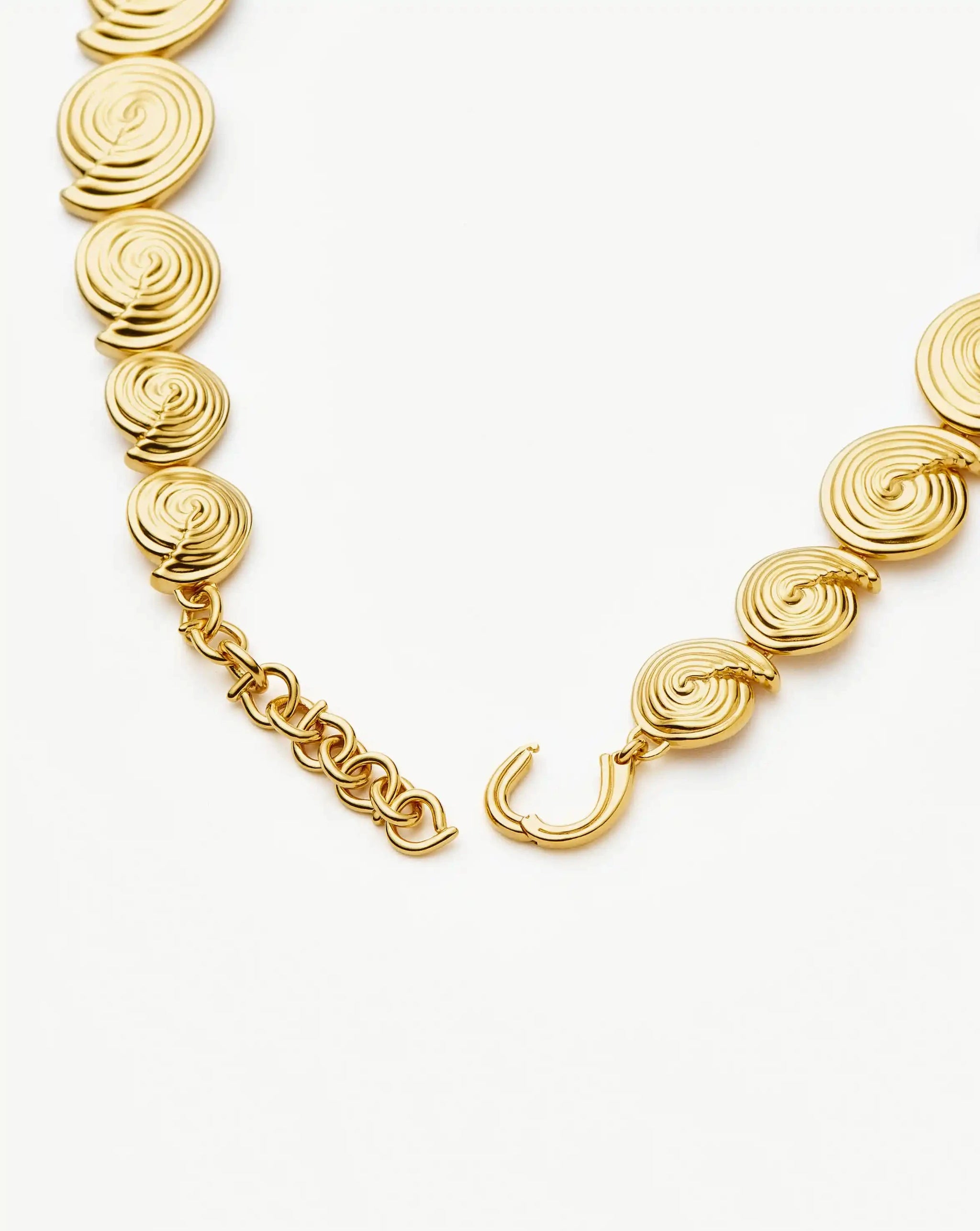 Spiral Statement Chain Necklace | 18k Gold Plated Necklaces Missoma