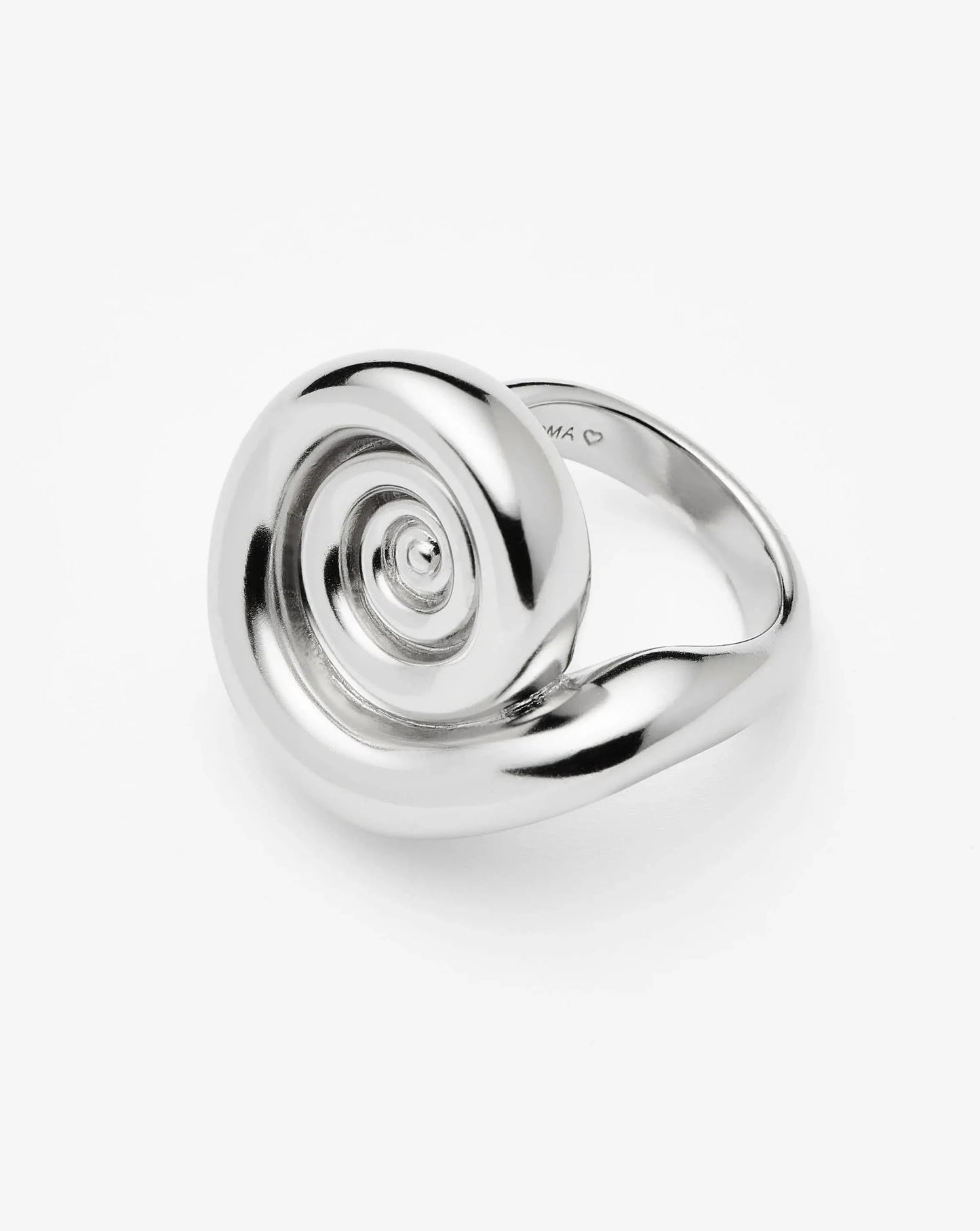 Spiral Statement Ring | Silver Plated Rings Missoma