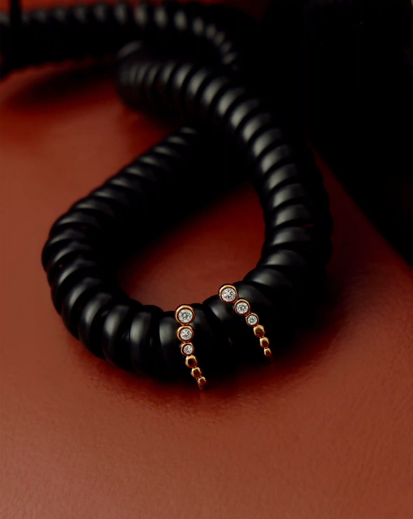 Tennis Climber Earrings | 18k Gold Vermeil/Cubic Zirconia Earrings Missoma