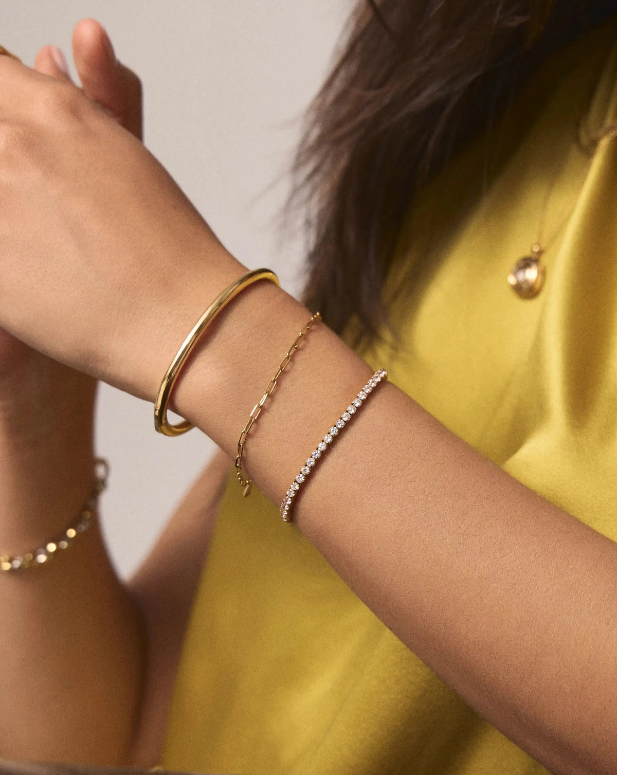Tennis Everyday Bracelet | 18k Gold Plated/Cubic Zirconia Bracelets Missoma