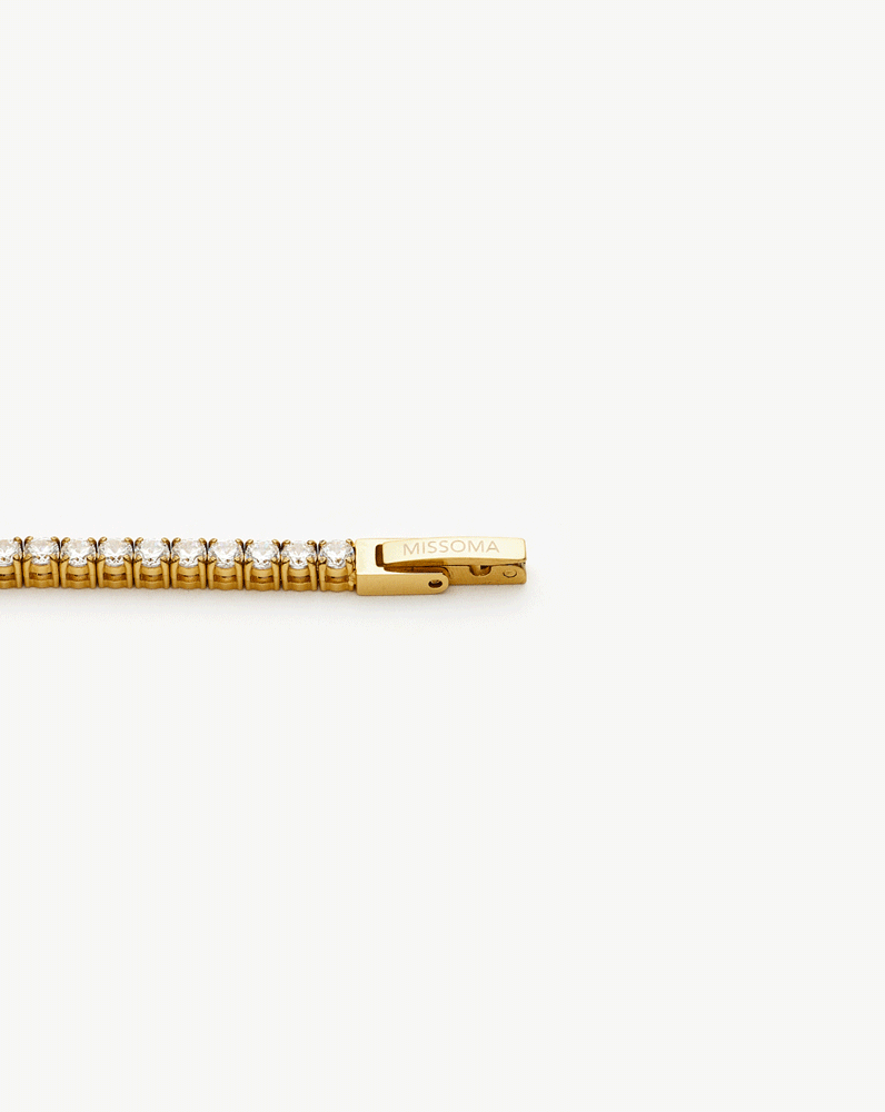 Tennis Everyday Bracelet | 18k Gold Plated/Cubic Zirconia Bracelets Missoma