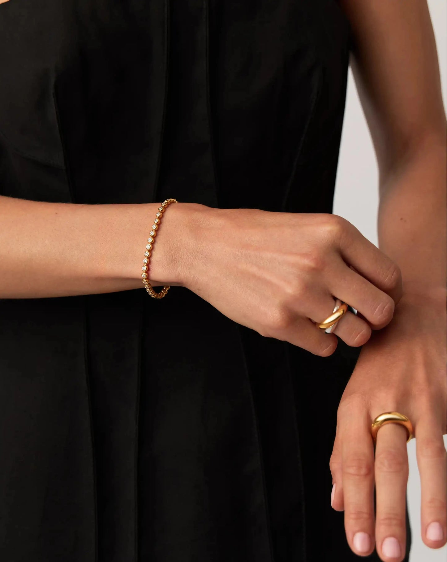 Tennis Round Bracelet | 18k Gold Vermeil Cubic Zirconia Bracelets Missoma