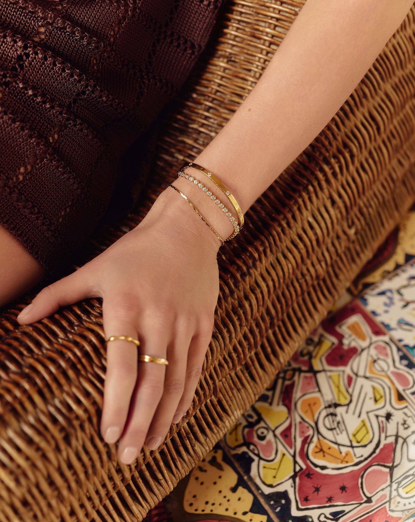 Tennis Round Bracelet | 18k Gold Vermeil Cubic Zirconia Bracelets Missoma
