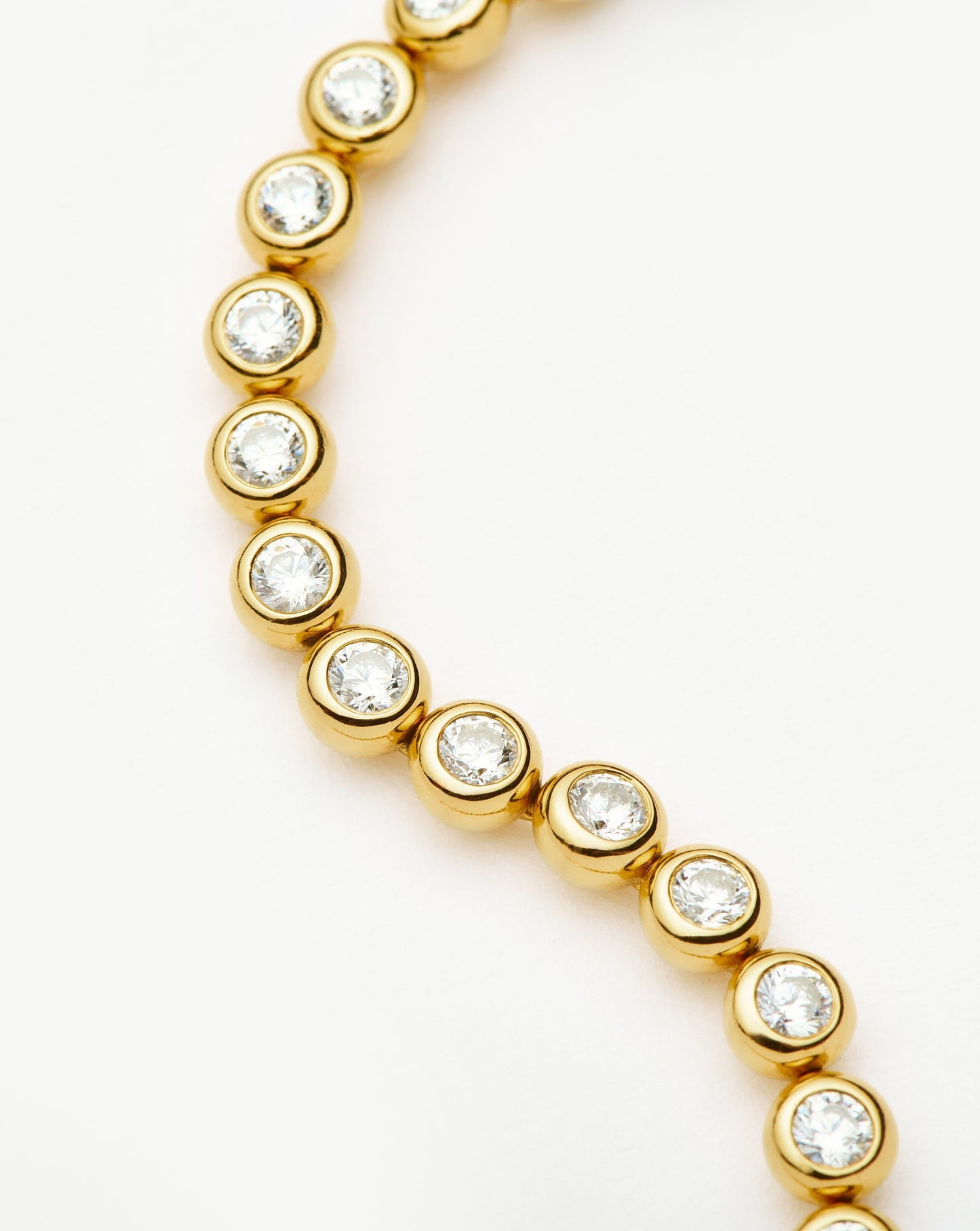 Tennis Round Bracelet | 18k Gold Vermeil Cubic Zirconia Bracelets Missoma