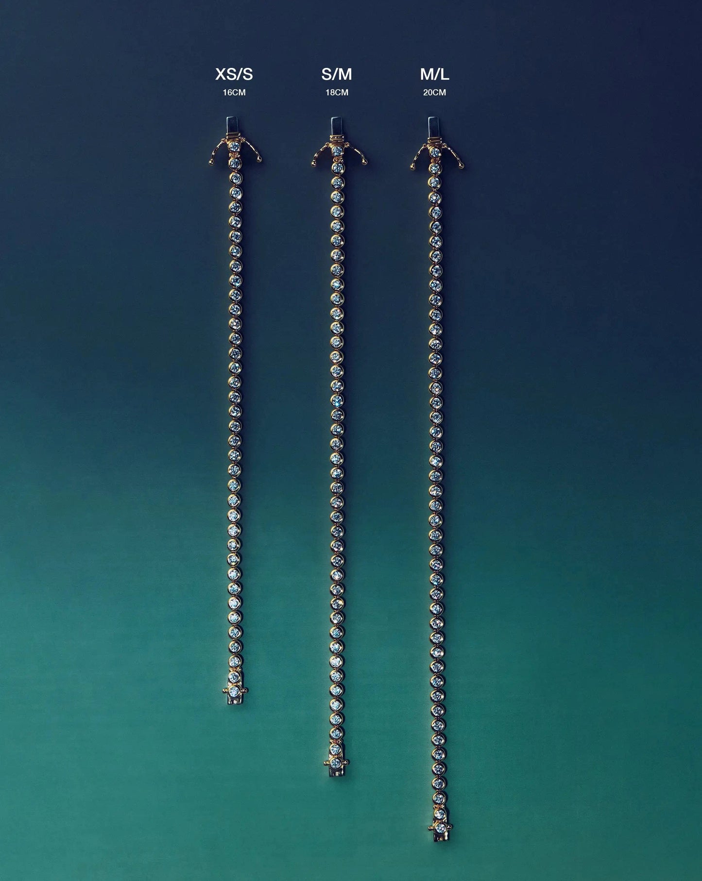Tennis Round Bracelet | 18k Gold Vermeil/Emerald Green Nano-crystal Bracelets Missoma