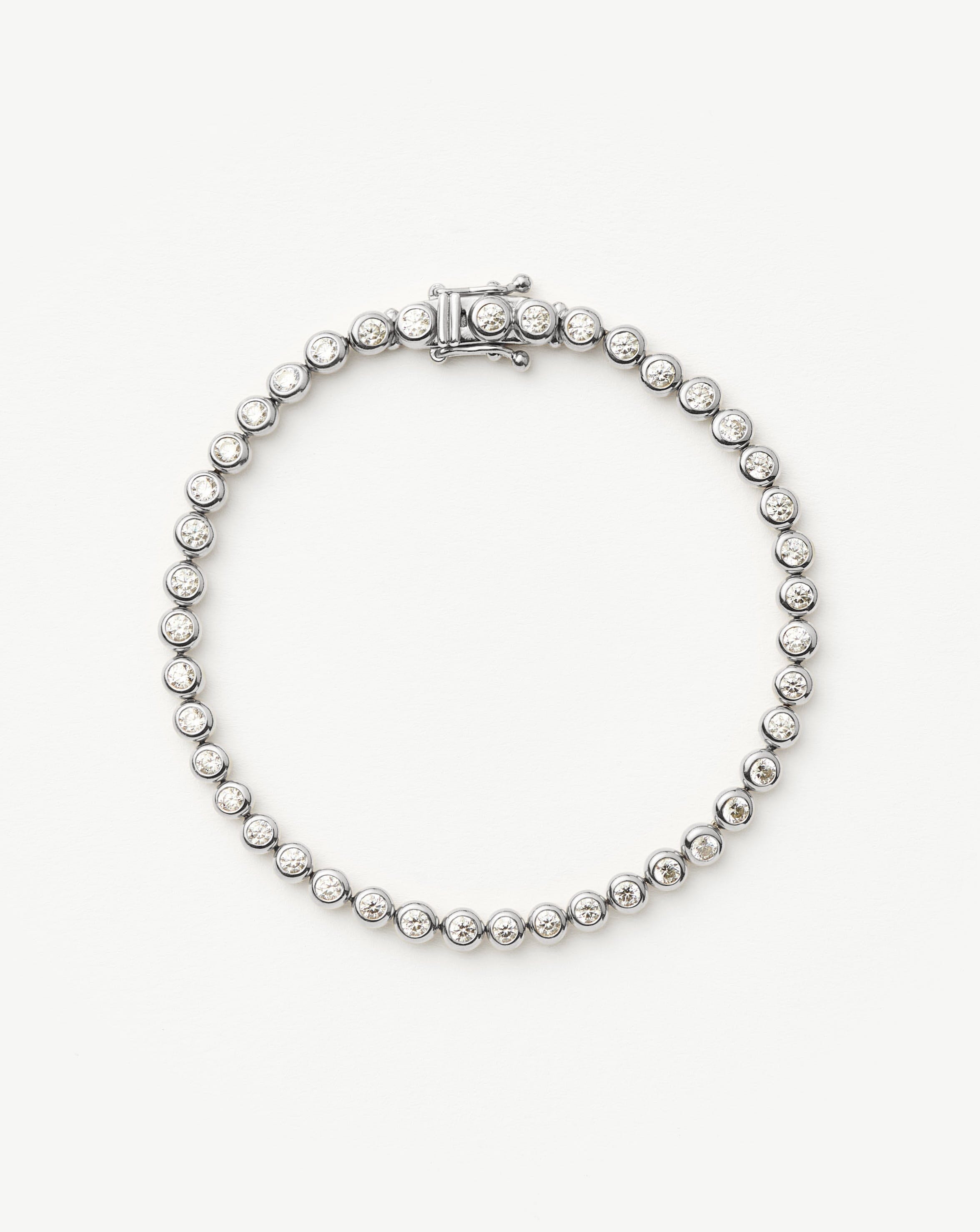 Sterling Silver Cubic high quality Zirconia Bracelet