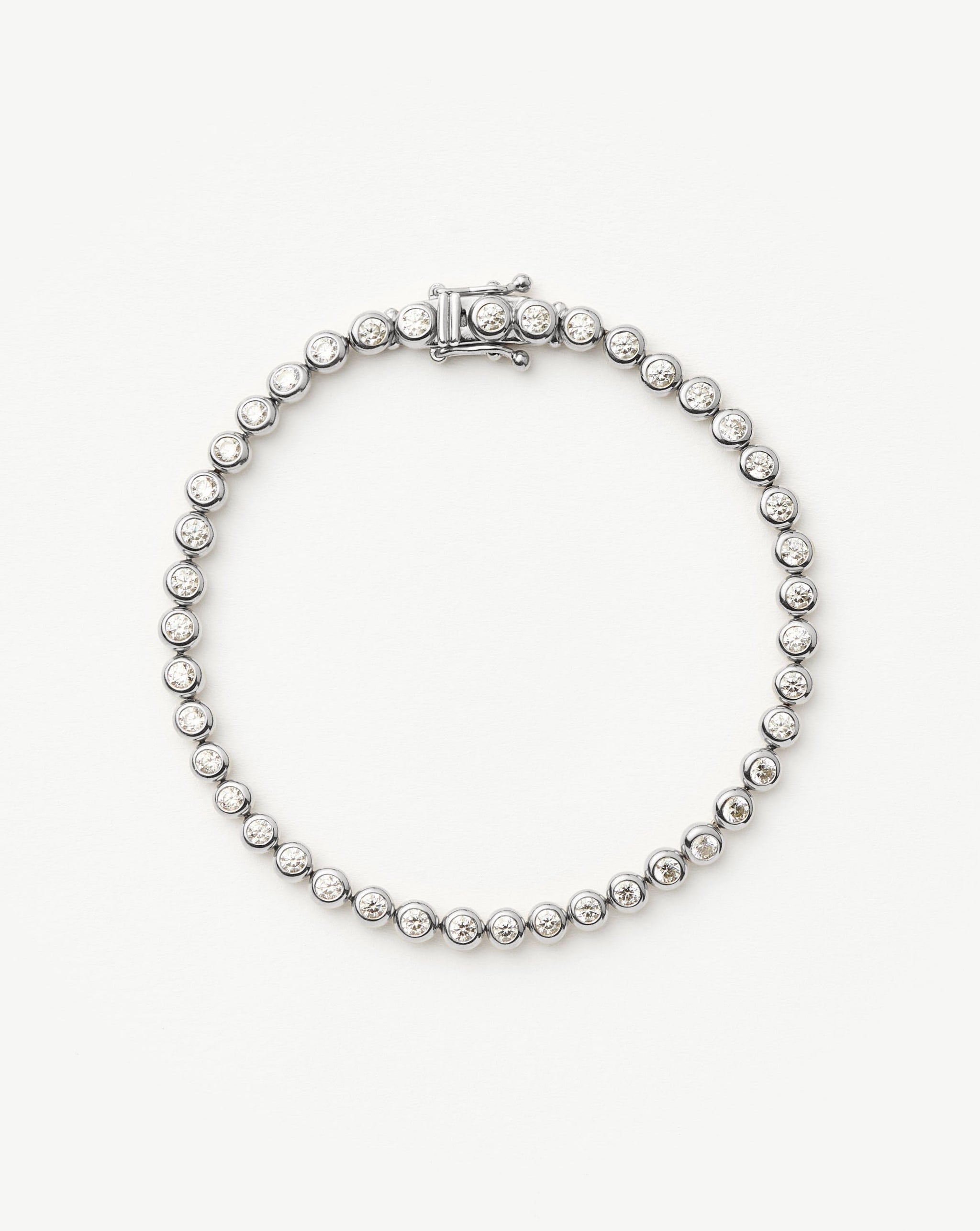 Tennis Round Bracelet | Sterling Silver Cubic Zirconia Bracelets Missoma