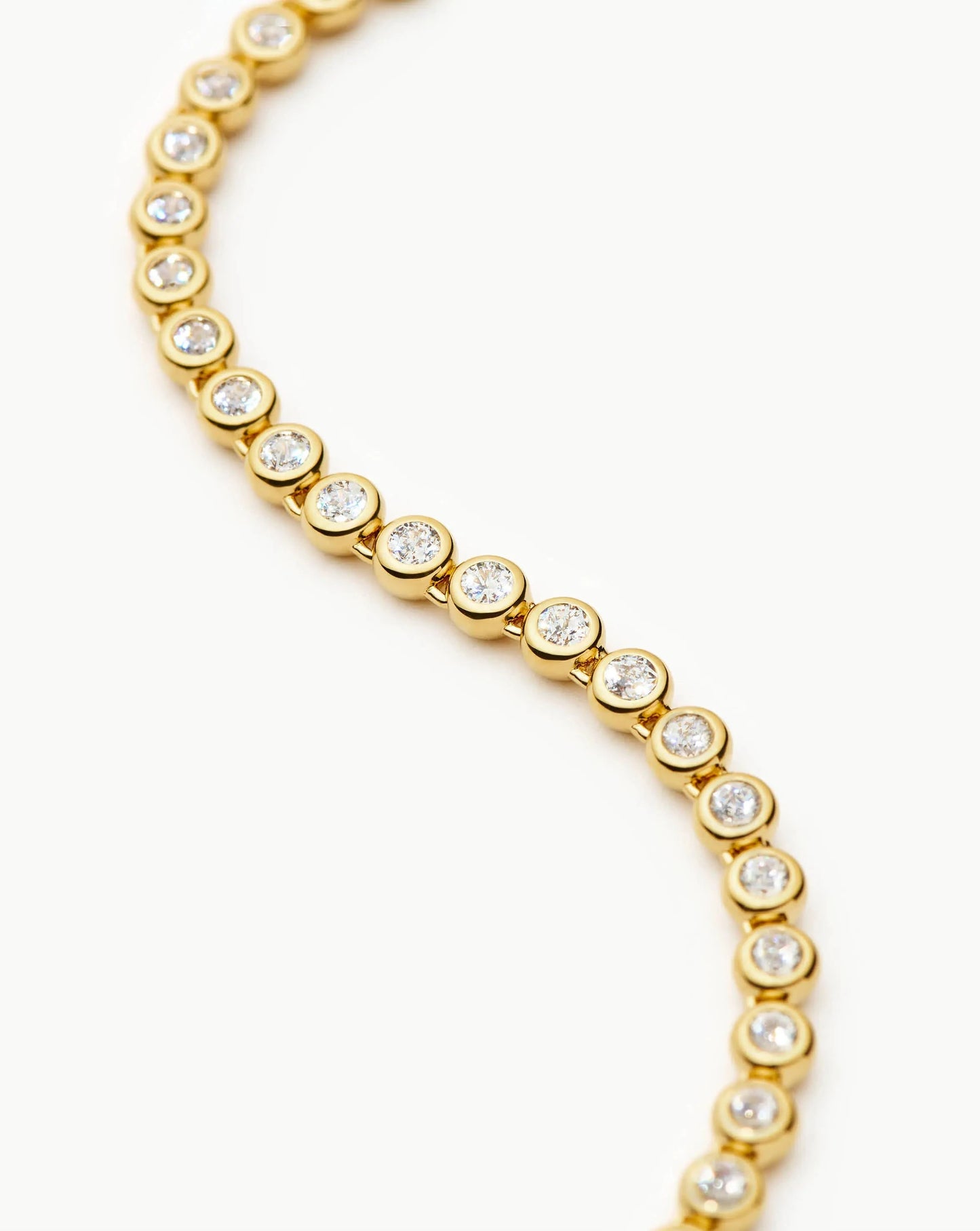 Tennis Round Necklace | 18k Gold Plated/Cubic Zirconia Necklaces Missoma