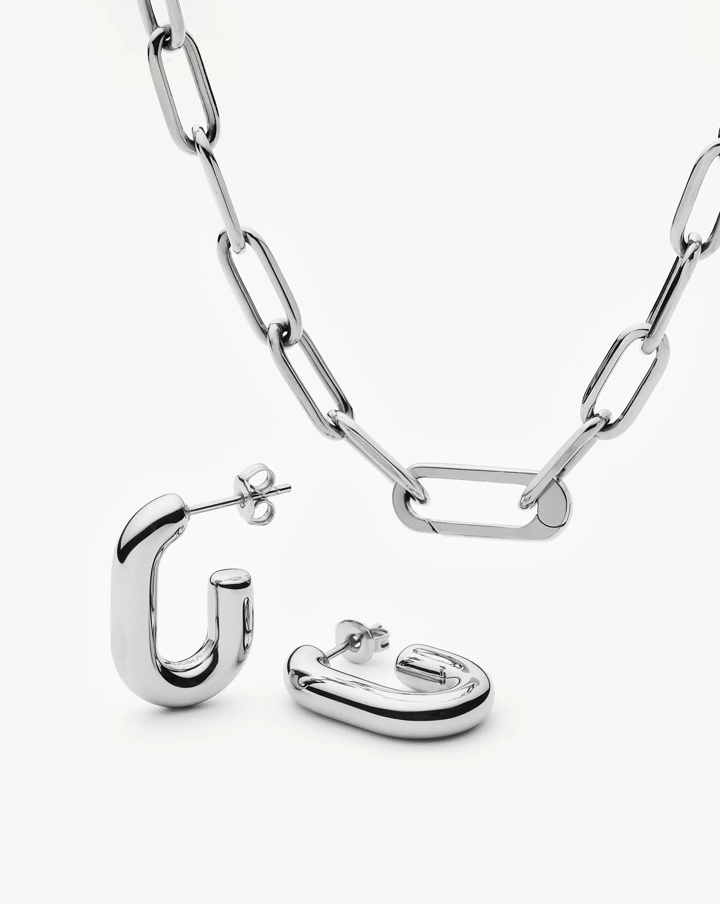 The Better Together Set | Platinum Plated Earrings Missoma