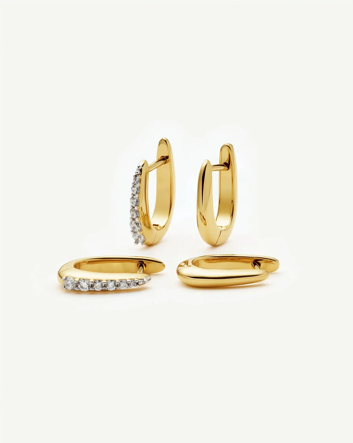 The Daily Huggie Set Earring Sets Missoma