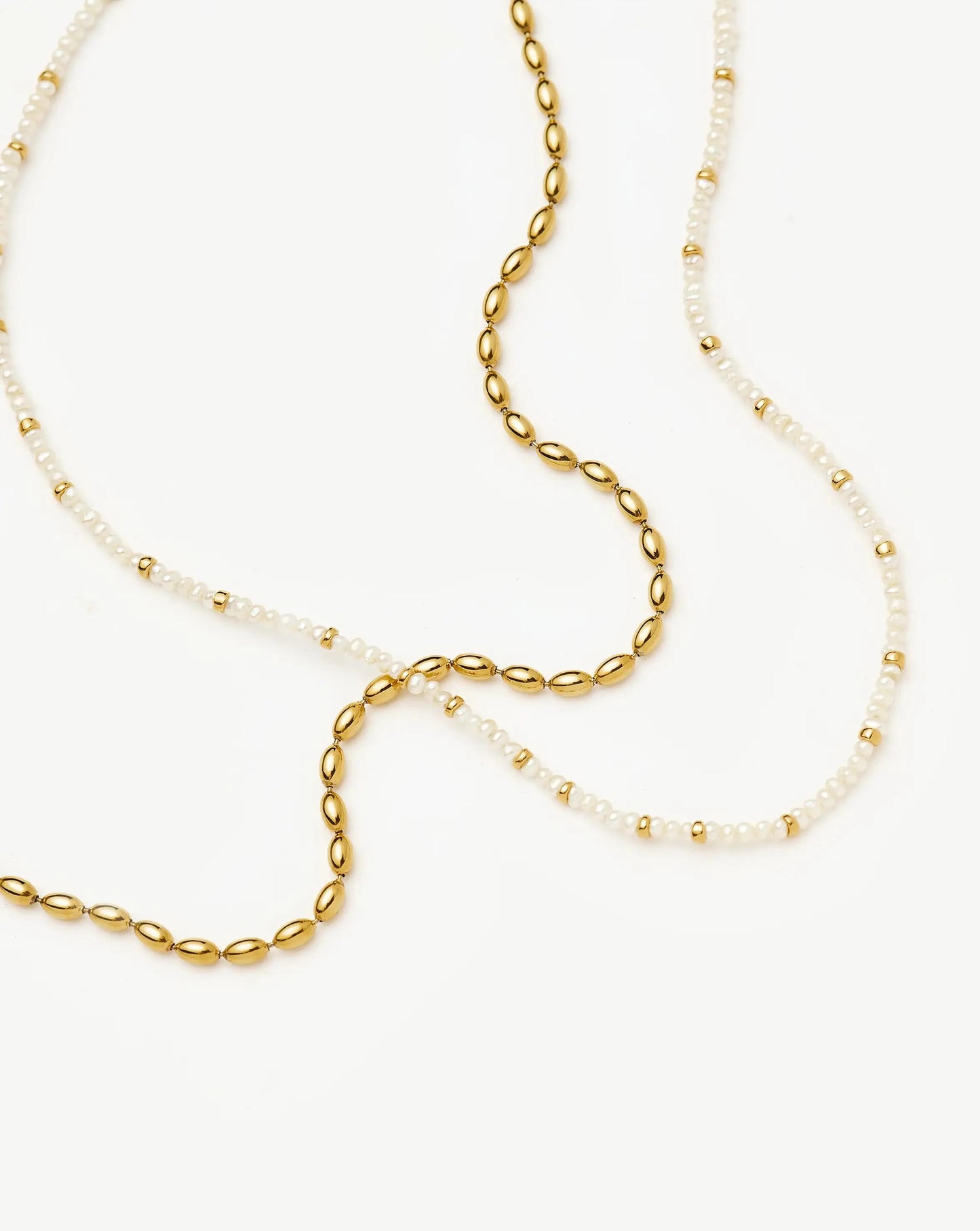 The Pearl-fect Necklace Set | 18k Gold Plated Necklaces Missoma