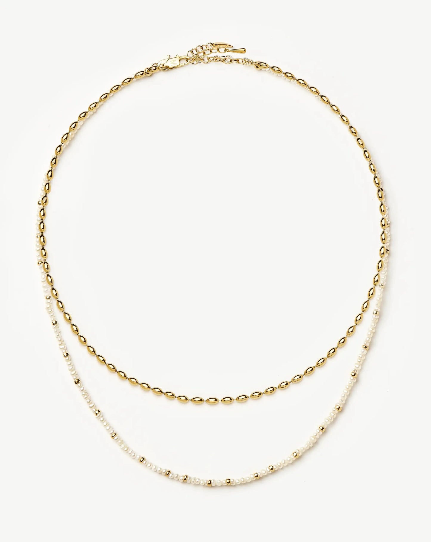 The Pearl-fect Necklace Set | 18k Gold Plated Necklaces Missoma