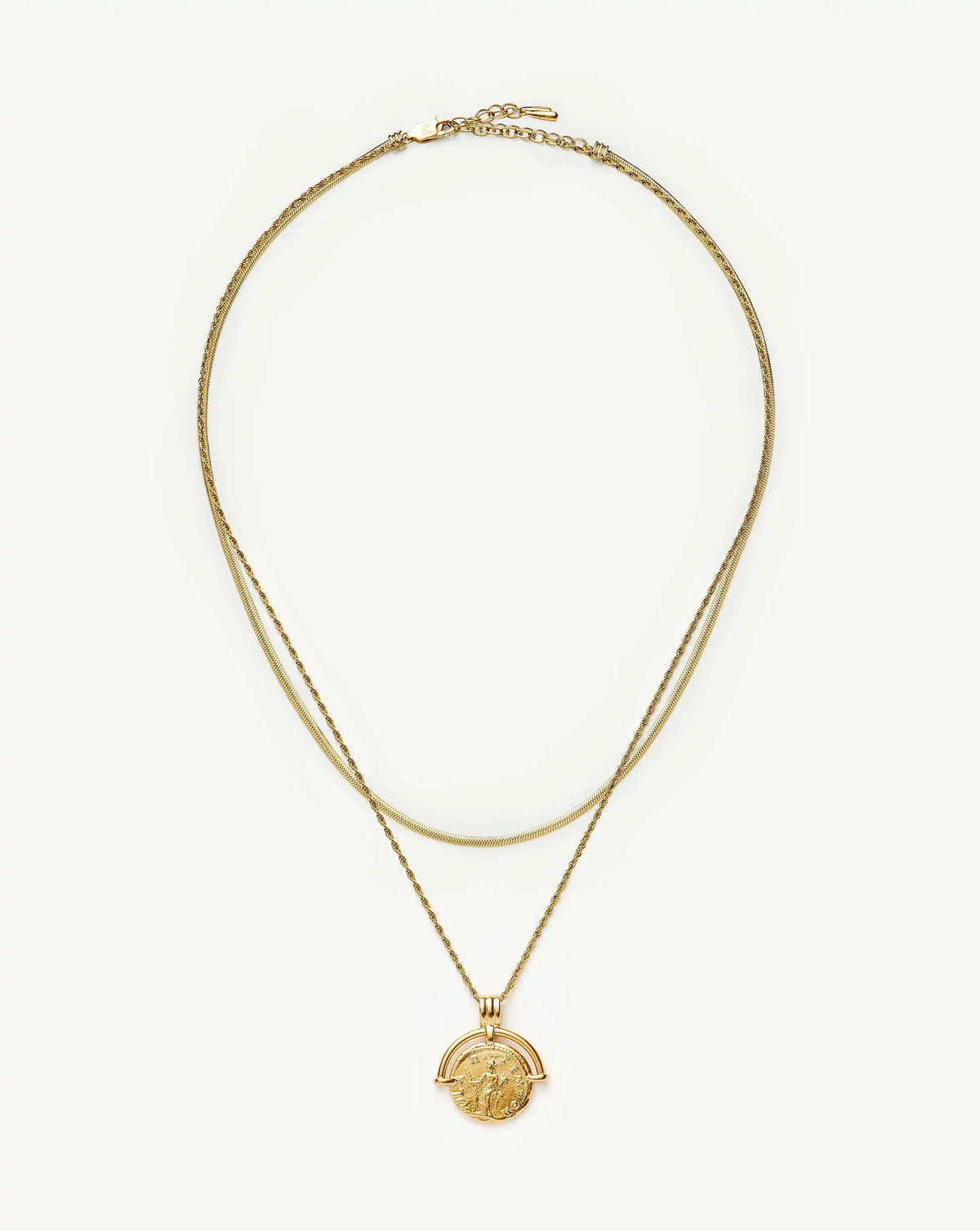 The Roman Arc Everyday Necklace Set | 18k Gold Plated Necklace Sets Missoma