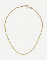 Thin Snake Chain Necklace | 18k Gold Plated