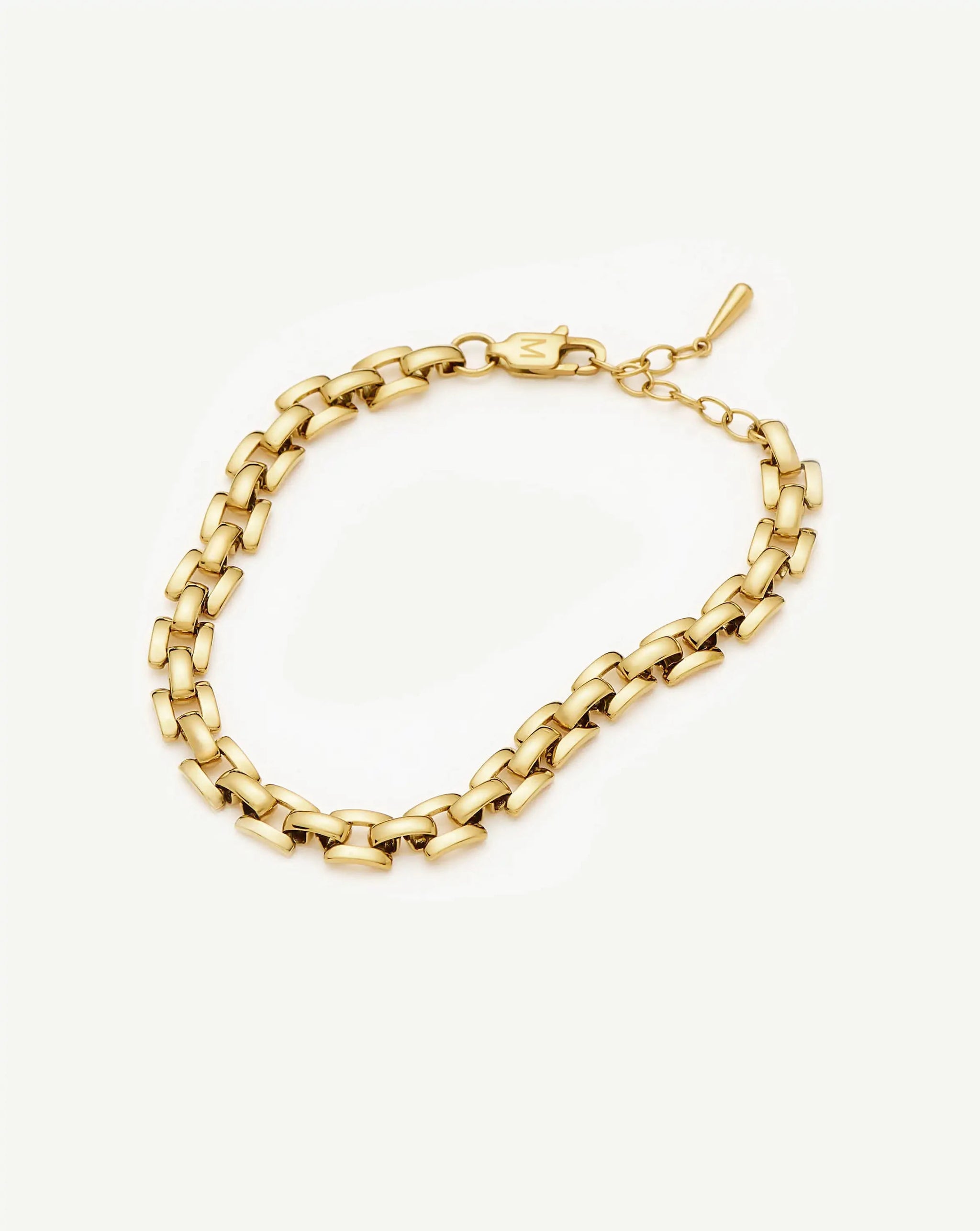 Timepiece Link Chain Bracelet | 18k Gold Plated Bracelets Missoma