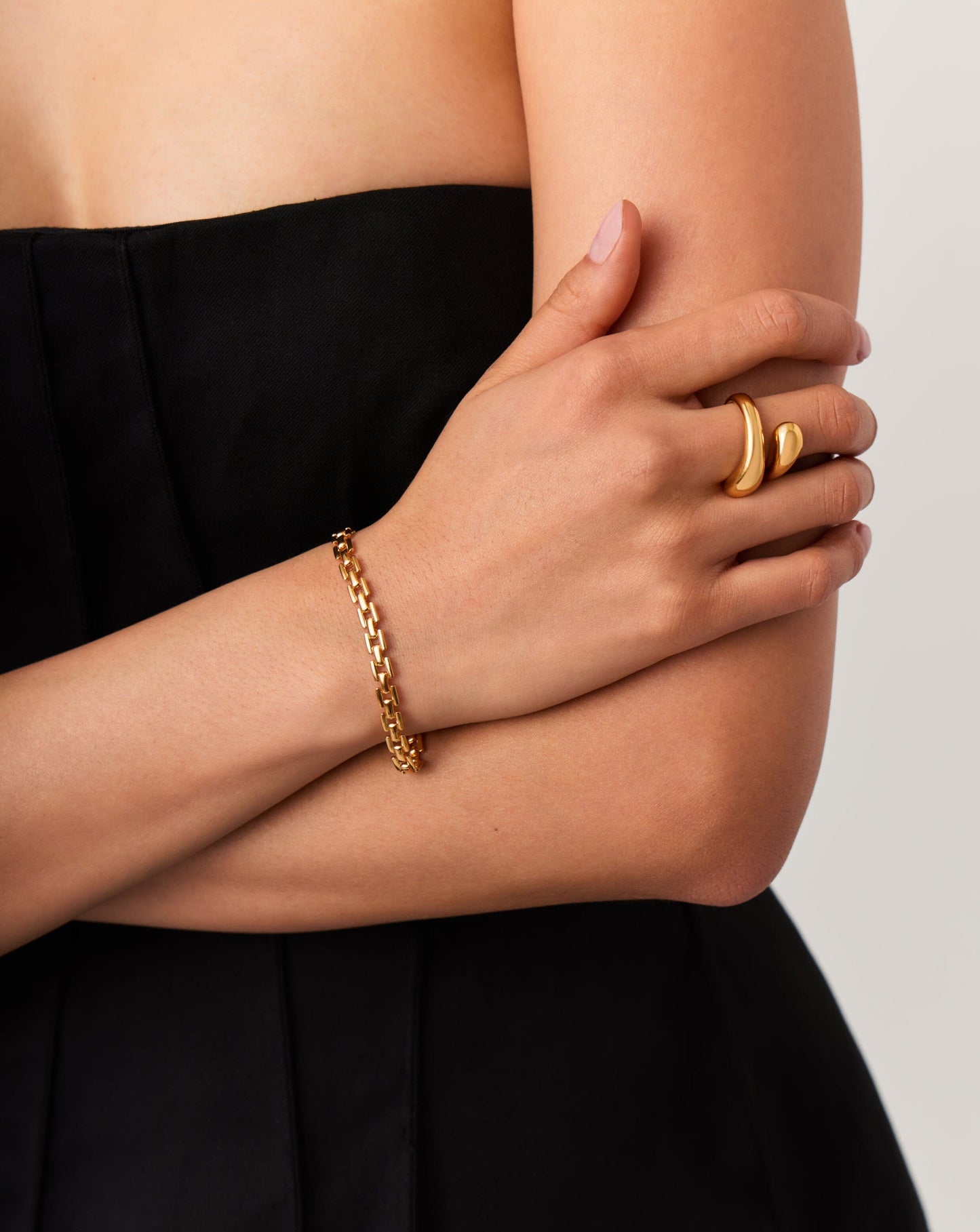 Timepiece Link Chain Bracelet | 18k Gold Plated Bracelets Missoma