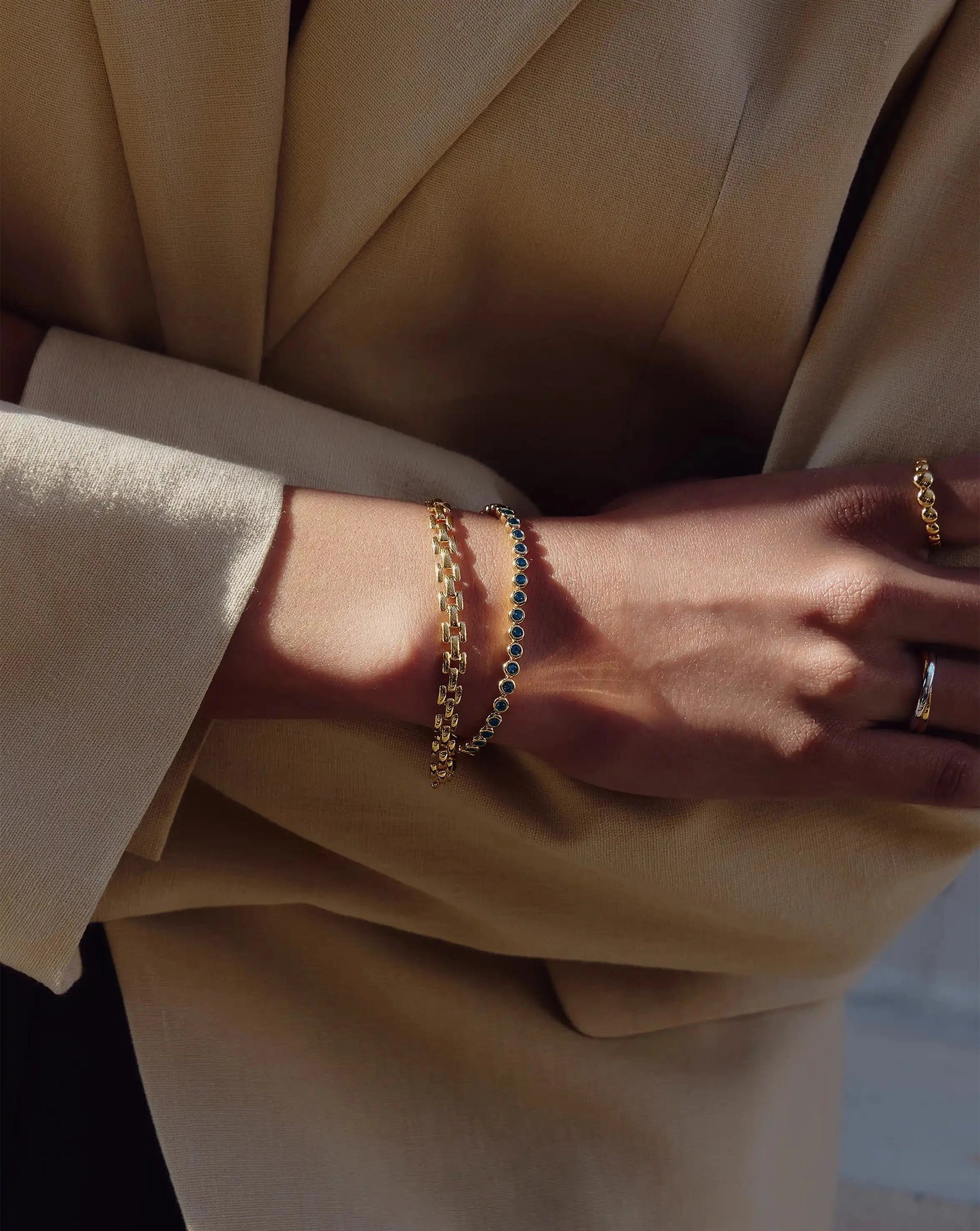 Timepiece Link Chain Bracelet | 18k Gold Plated Bracelets Missoma