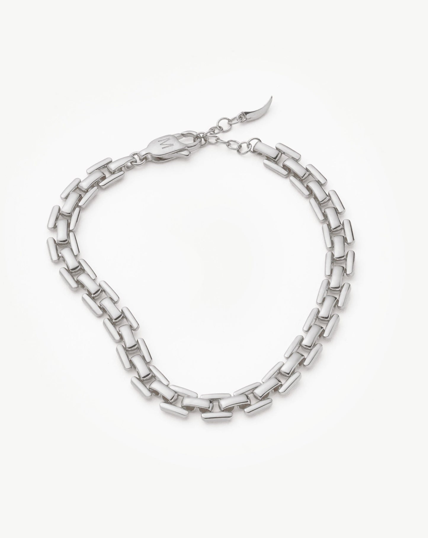 Timepiece Link Chain Bracelet | Silver Plated Bracelets Missoma
