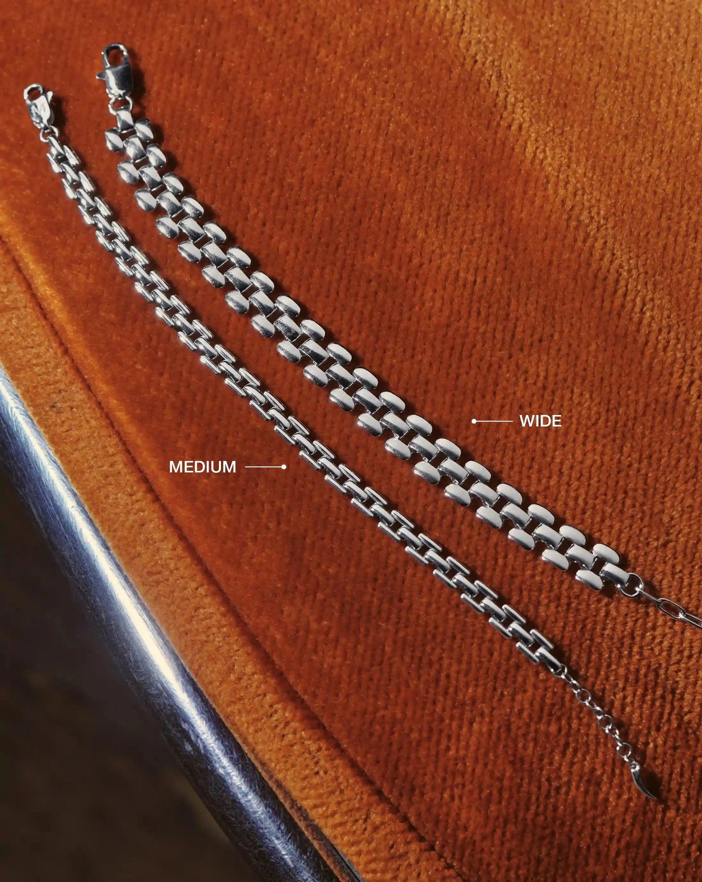 Timepiece Link Chain Bracelet | Silver Plated Bracelets Missoma