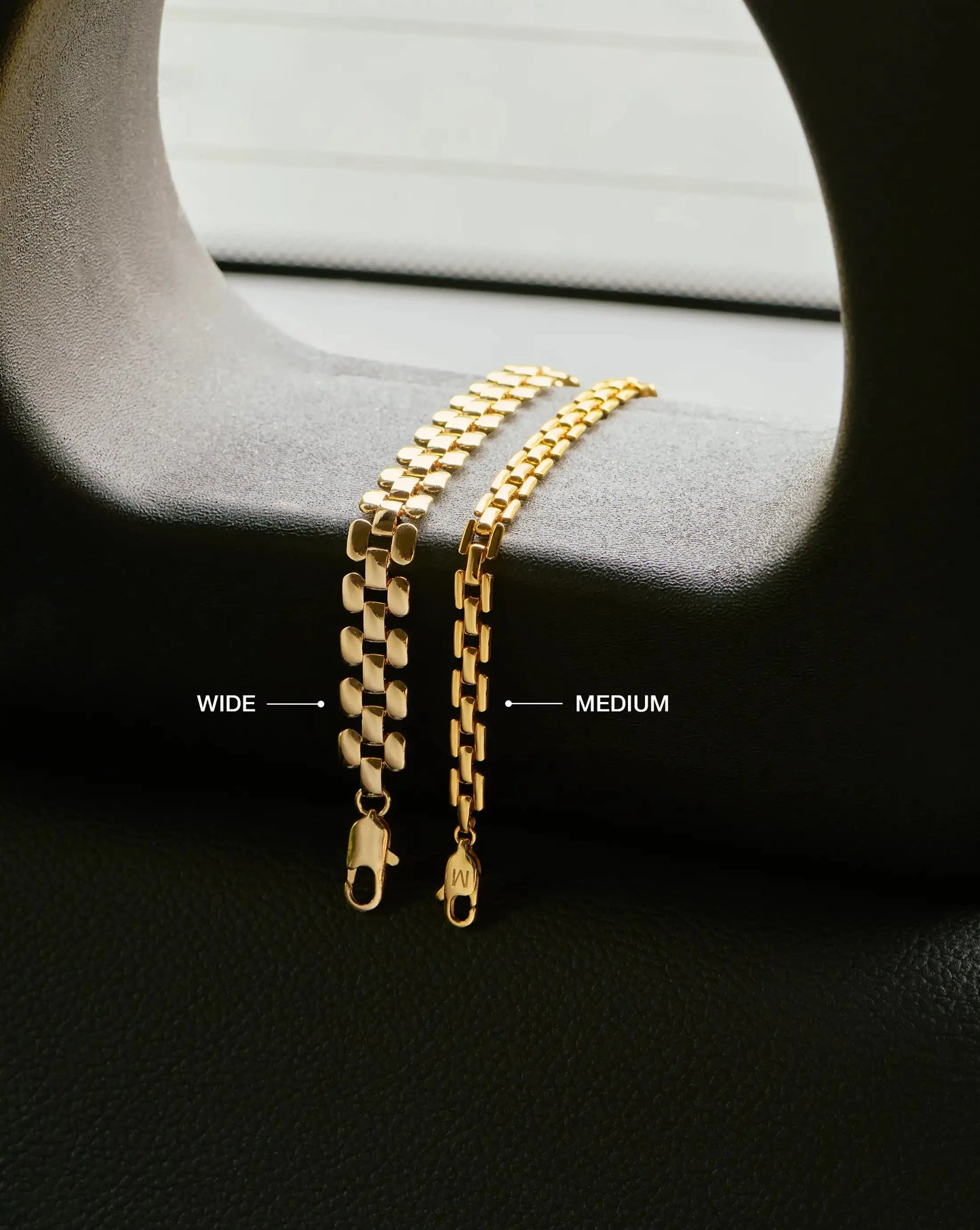 Timepiece Wide Chain Bracelet | 18k Gold Plated Bracelets Missoma