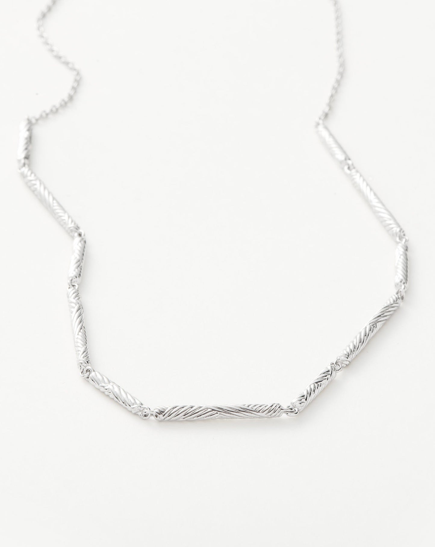 Wavy Ridge Chain Choker Necklaces Missoma