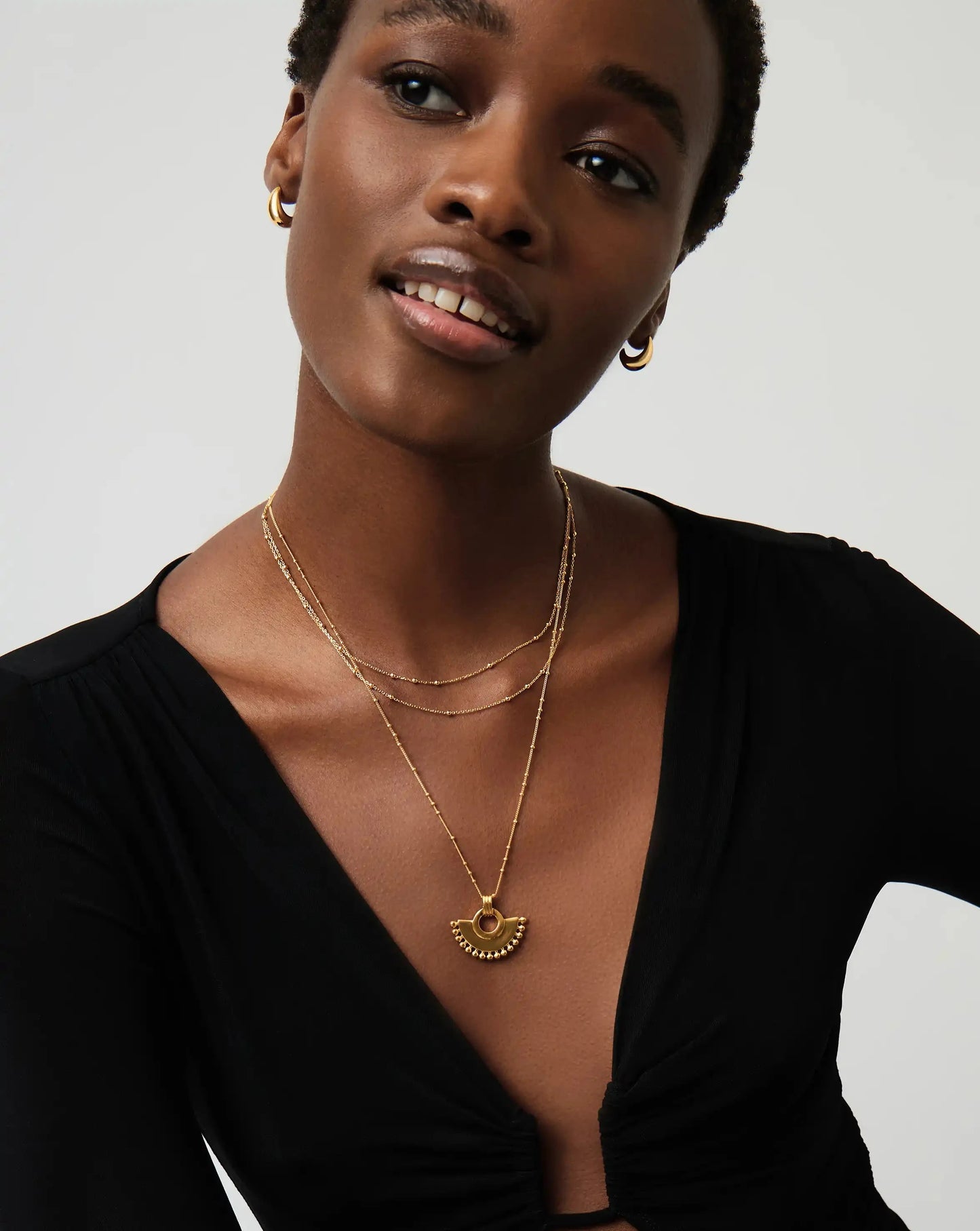 Zenyu Fan Necklace | 18k Gold Plated Necklaces Missoma