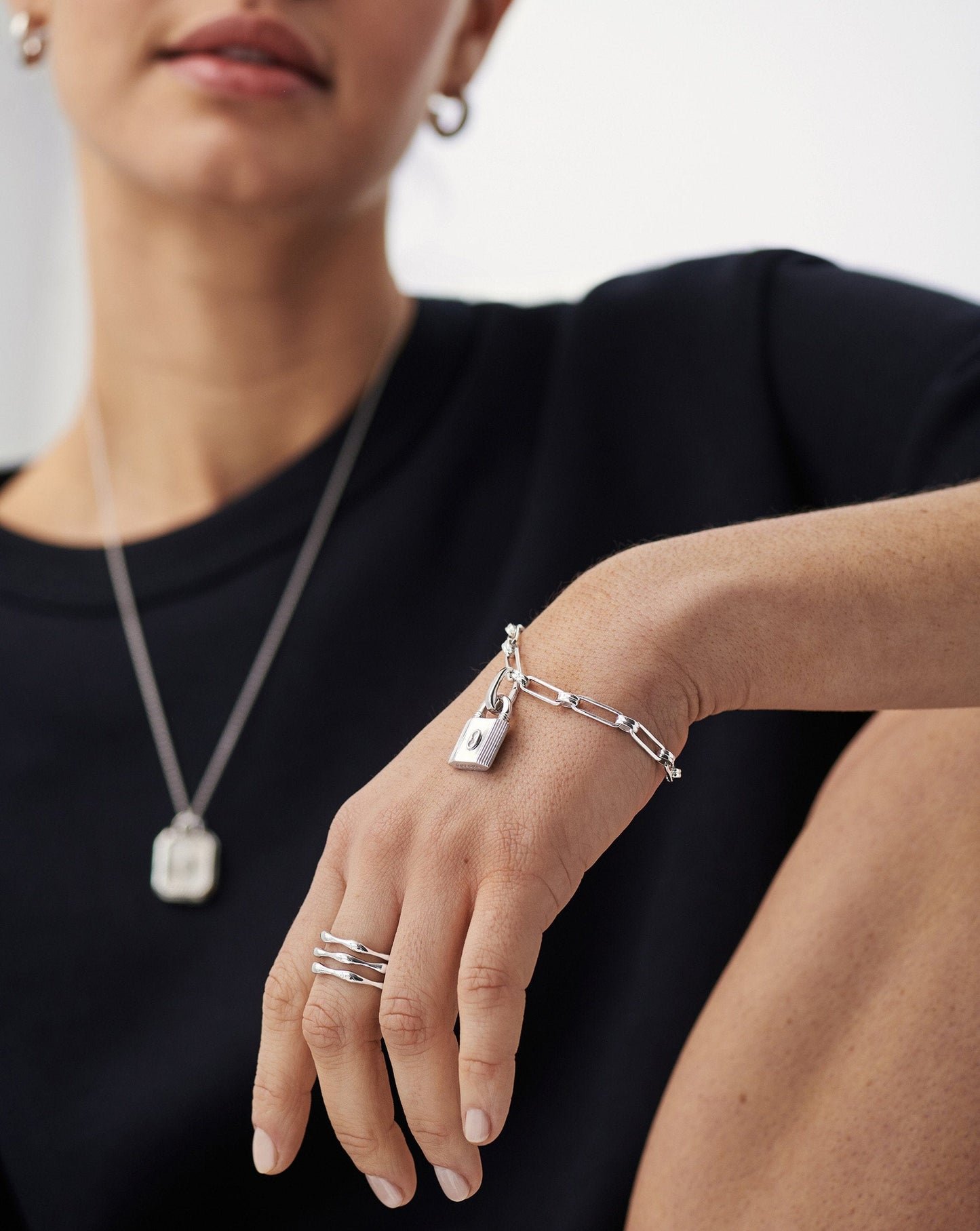 Aegis Chain Bracelet | Silver Plated Bracelets Missoma