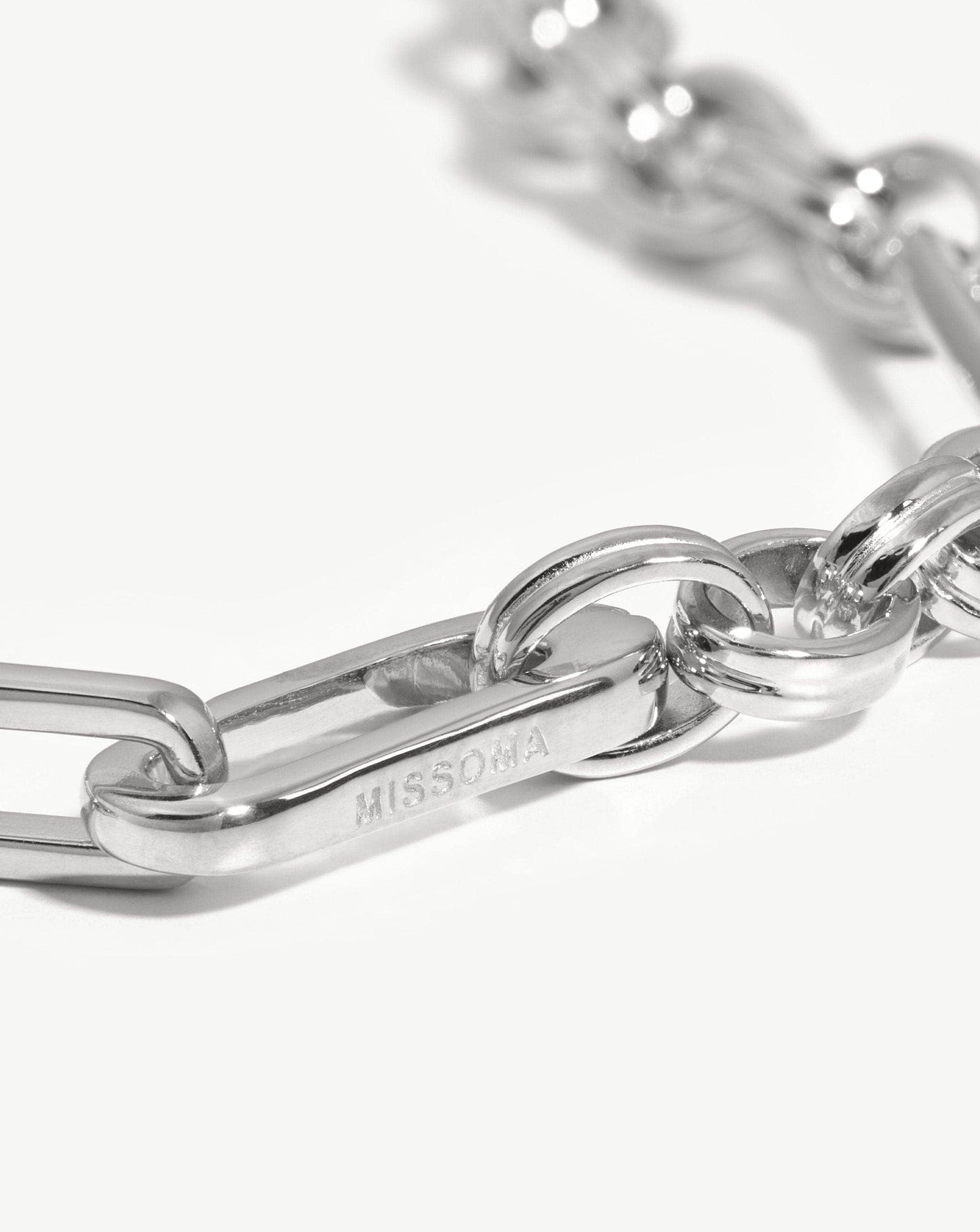 Axiom Chain Necklace | Silver Plated Necklaces Missoma