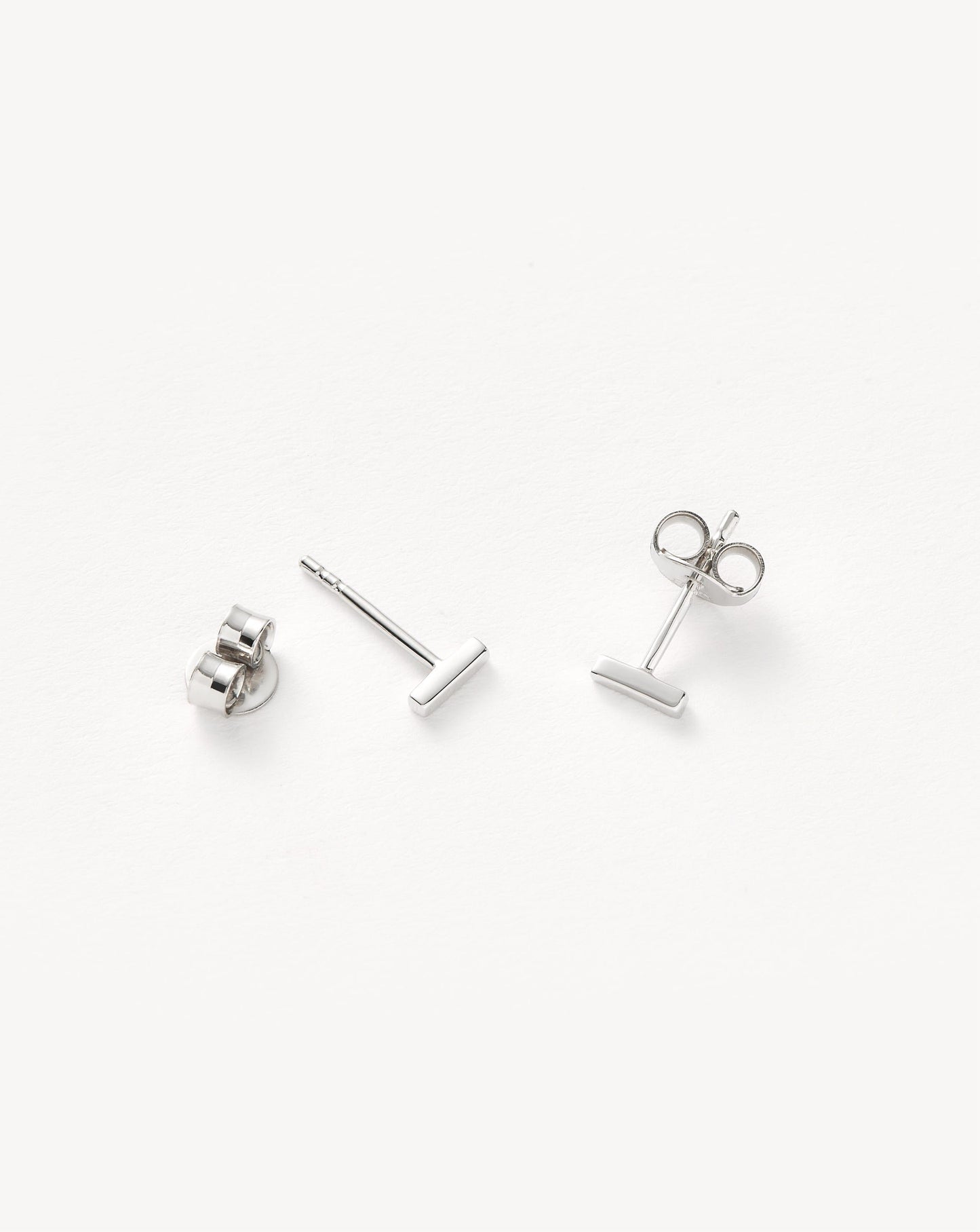 Bar Stud Earrings | Sterling Silver Earrings Missoma