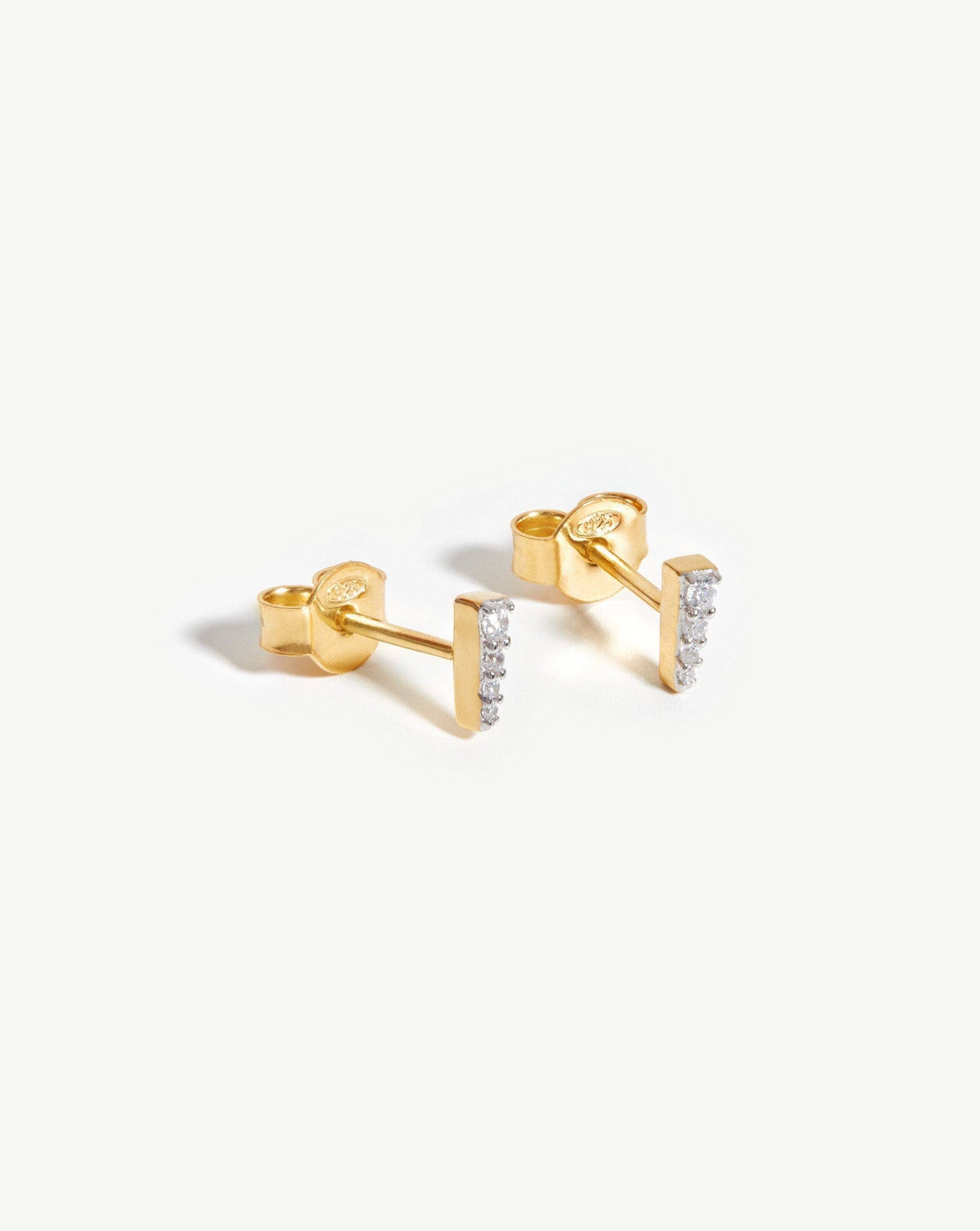 18ct gold and diamond earrings Clearance