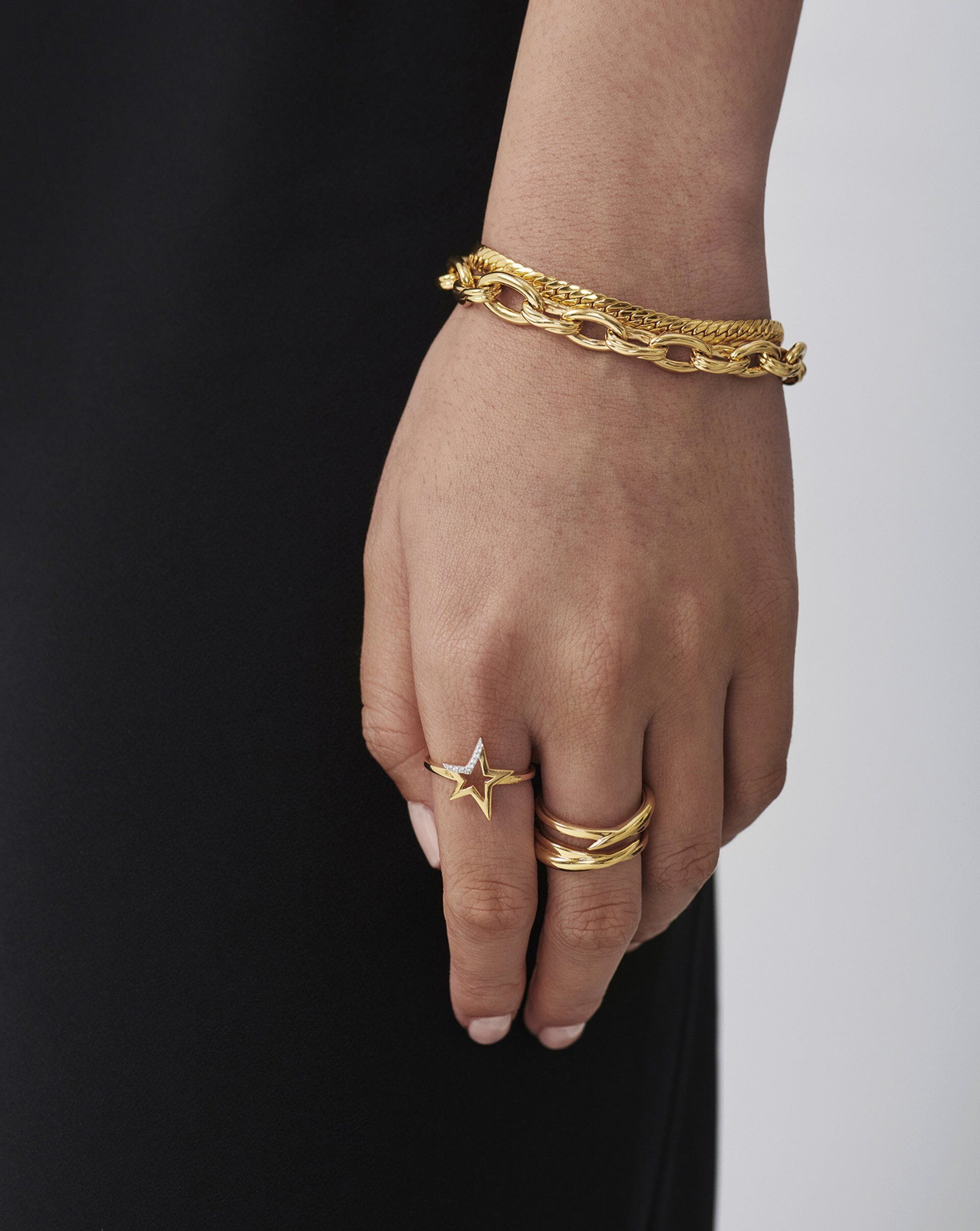 Celestial Pave Star Ring | 18ct Gold Plated Vermeil/Cubic Zirconia Rings Missoma