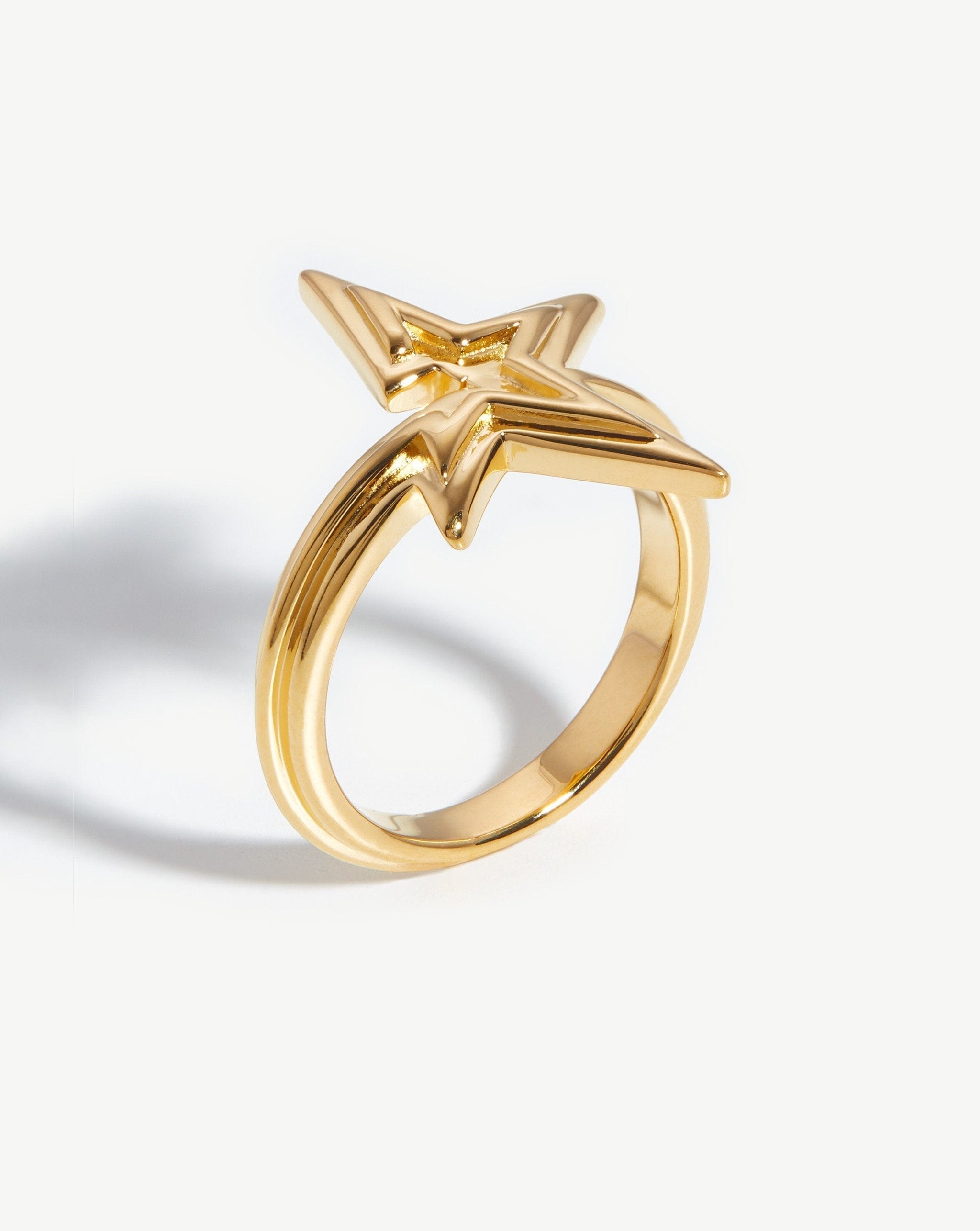 Celestial Ridge Star Ring | 18ct Gold Plated Vermeil Rings Missoma