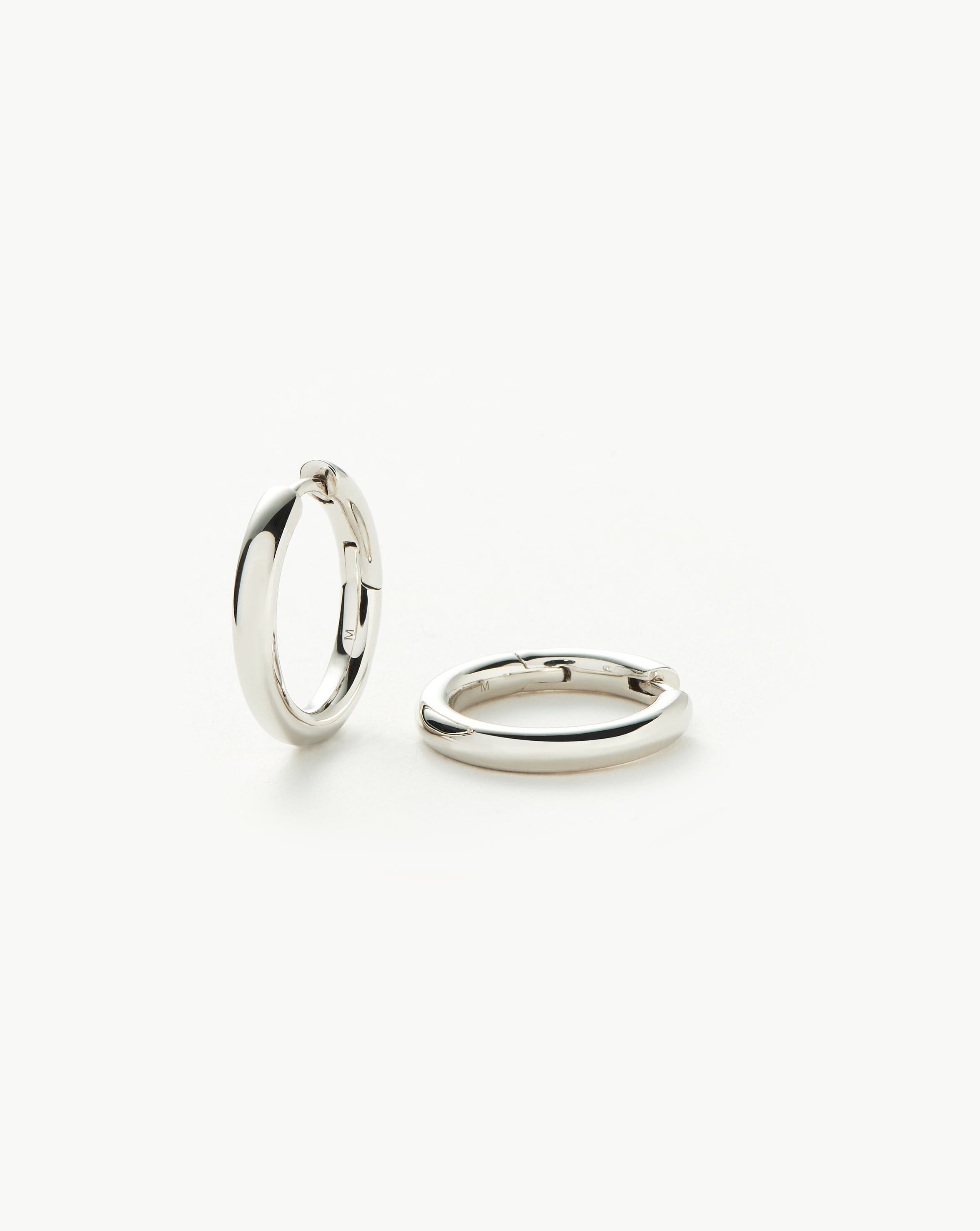 Classic Tunnel Small Hoop Earrings | Silver Plated Earrings | Missoma