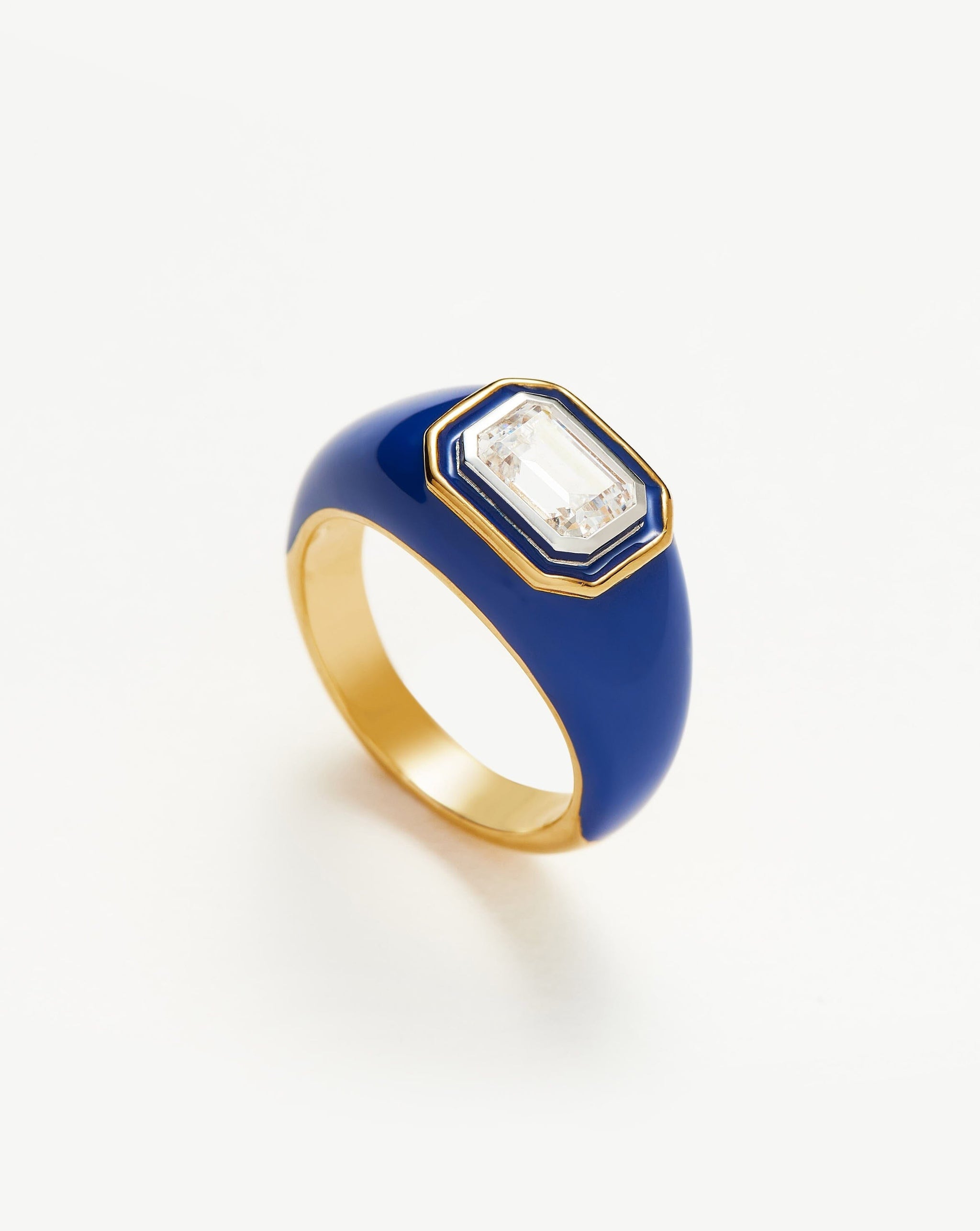 Enamel & Stone Dome Statement Ring Rings Missoma