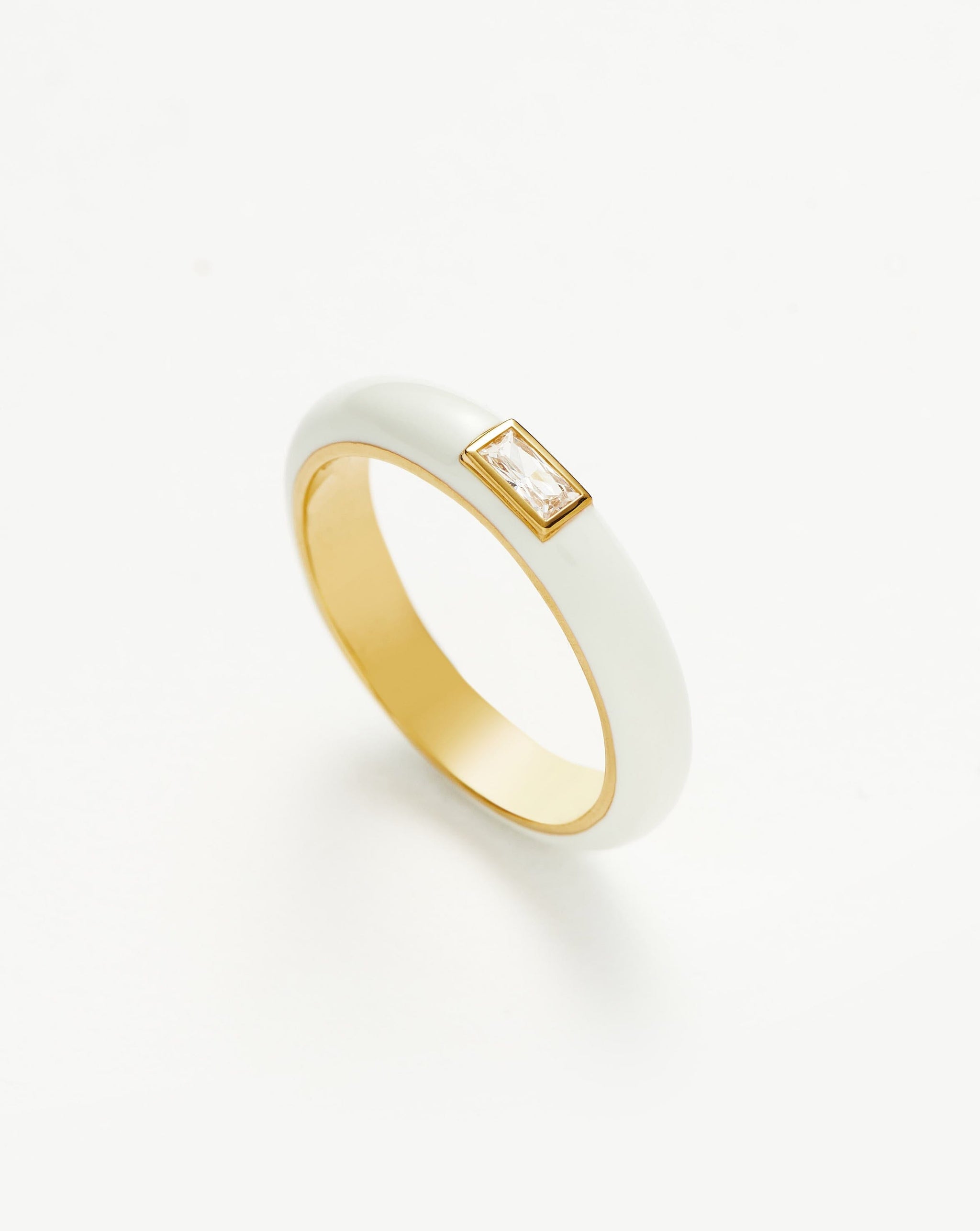 Enamel & Stone Stacking Ring Rings Missoma