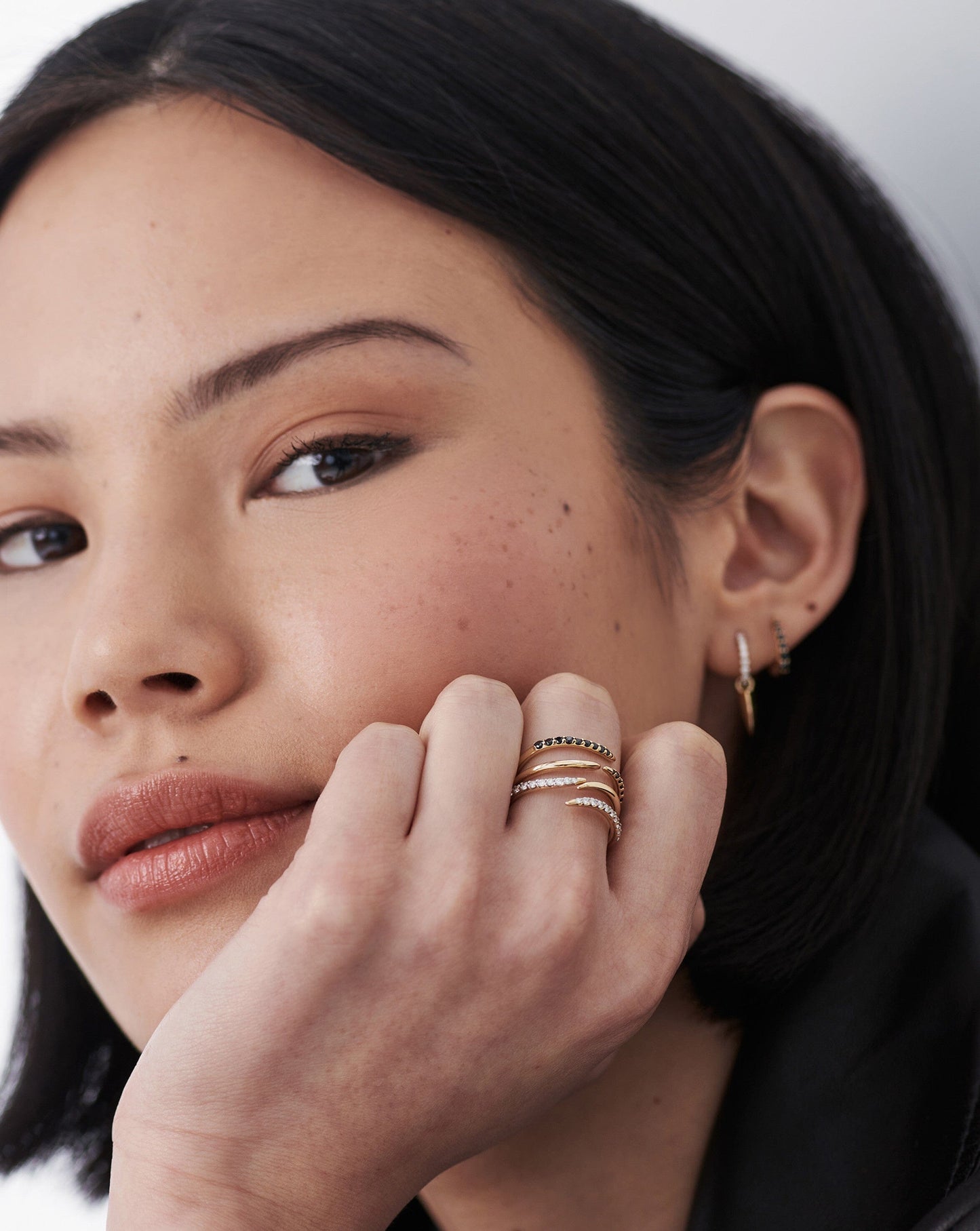 Fine Open Claw Ring | 14k Solid Gold/Diamond Rings Missoma