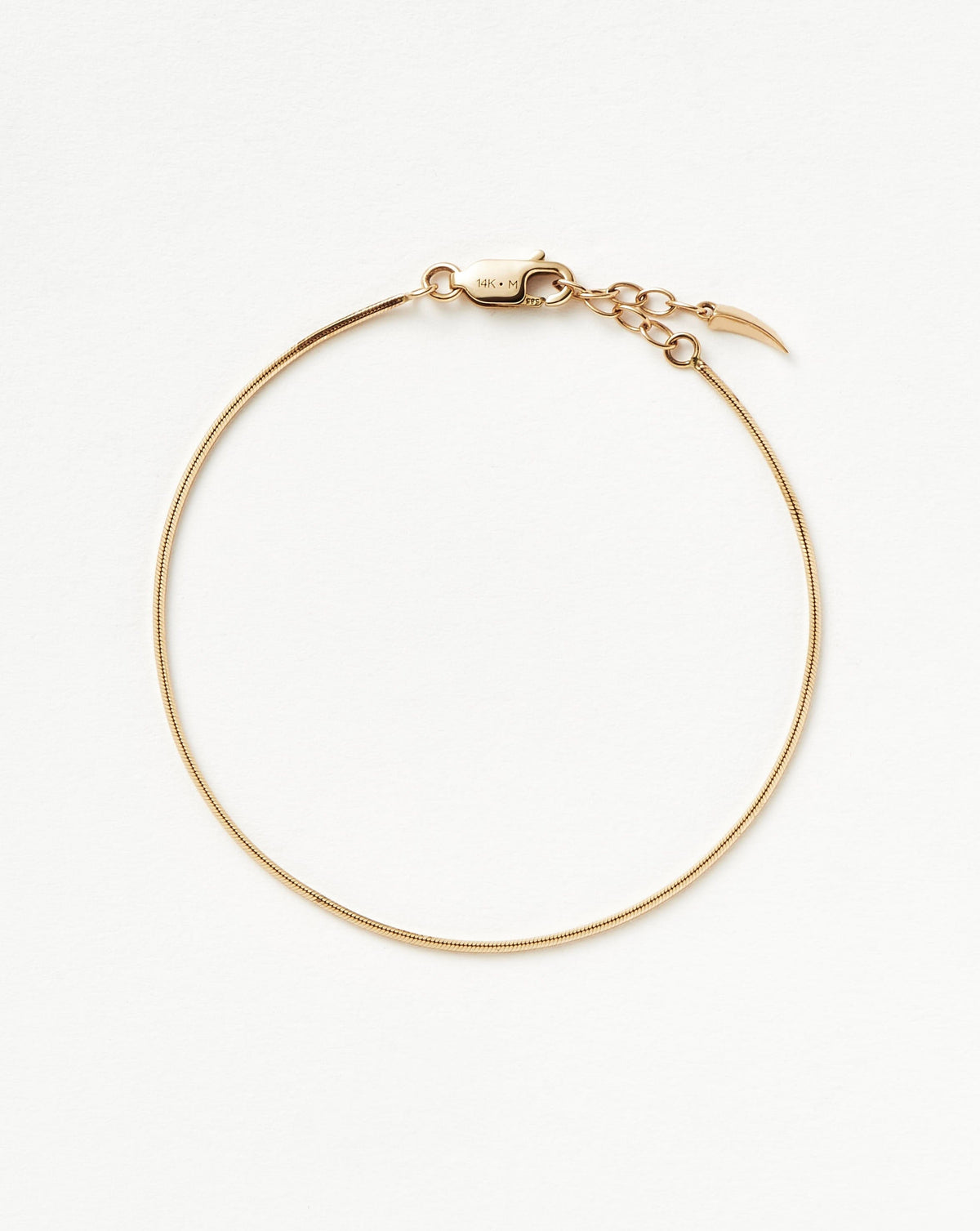 Fine Square Snake Chain Bracelet Bracelets Missoma