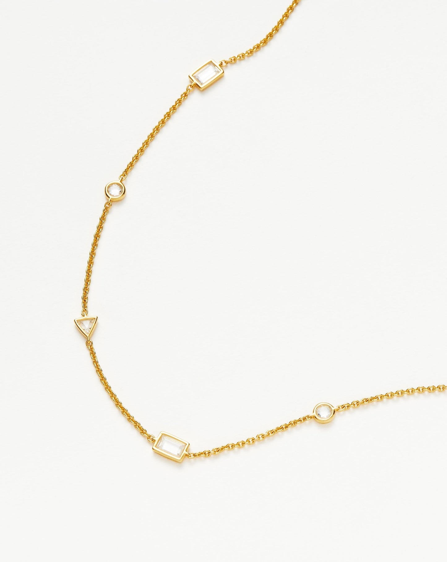 Floating Stone Charm Choker Necklaces Missoma