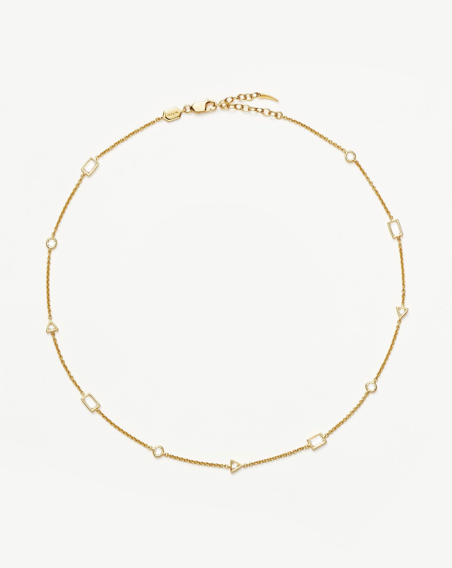 Floating Stone Charm Choker Necklaces Missoma