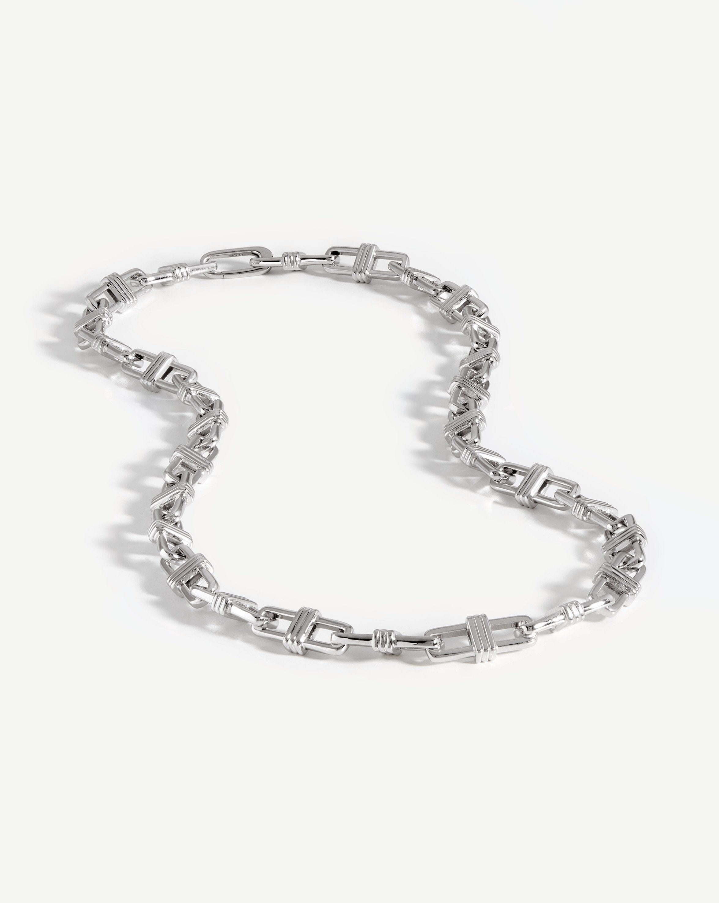 Missoma Ridge Padlock Chain Necklace