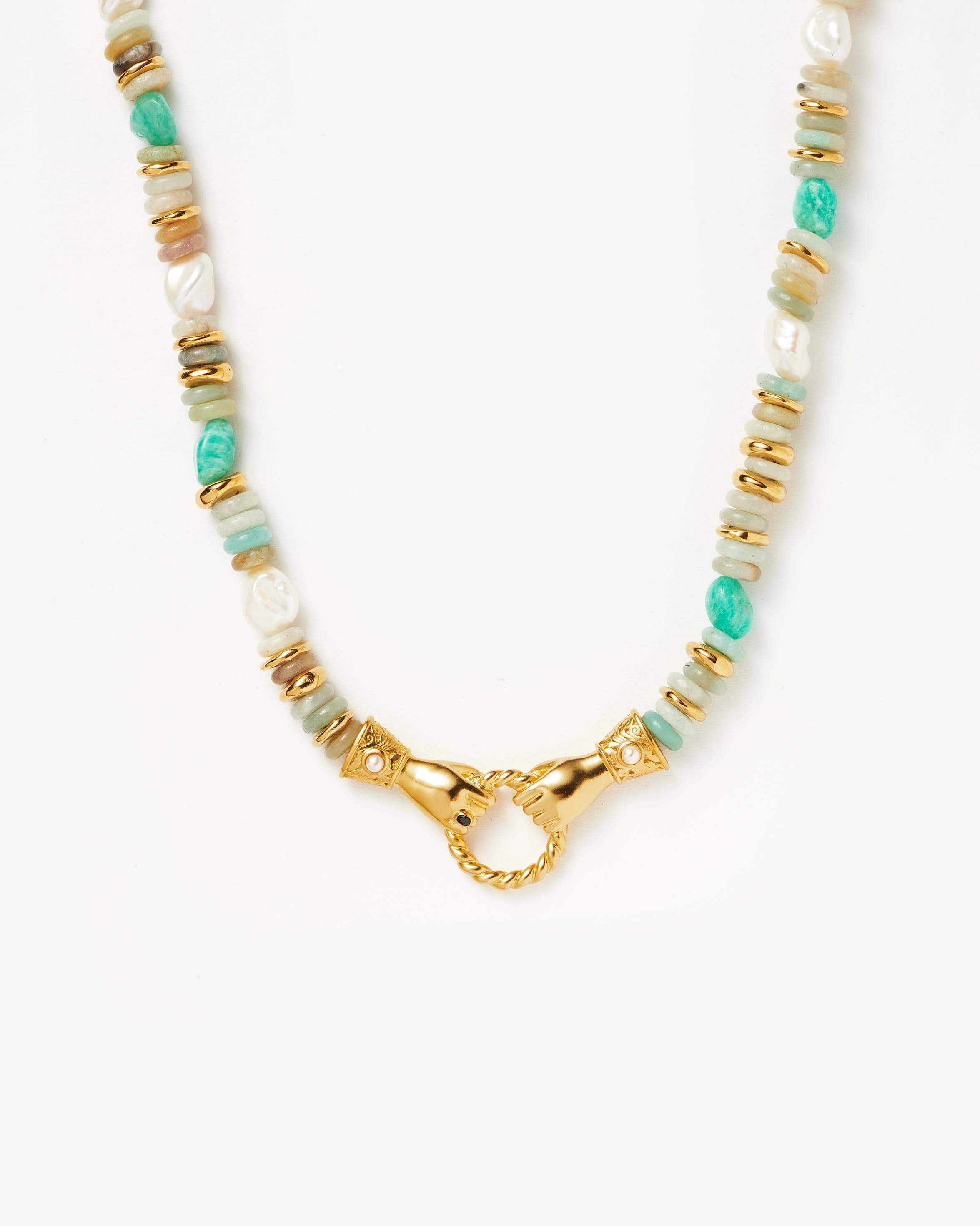 Multi Chunky Chain Necklace Gold