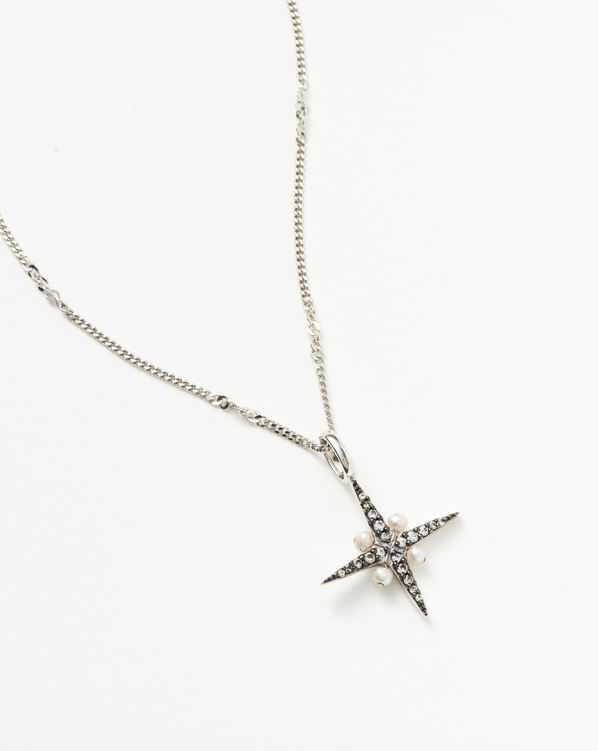 Harris Reed North Star Pearl Necklace | Sterling Silver/Pearl Necklaces Missoma