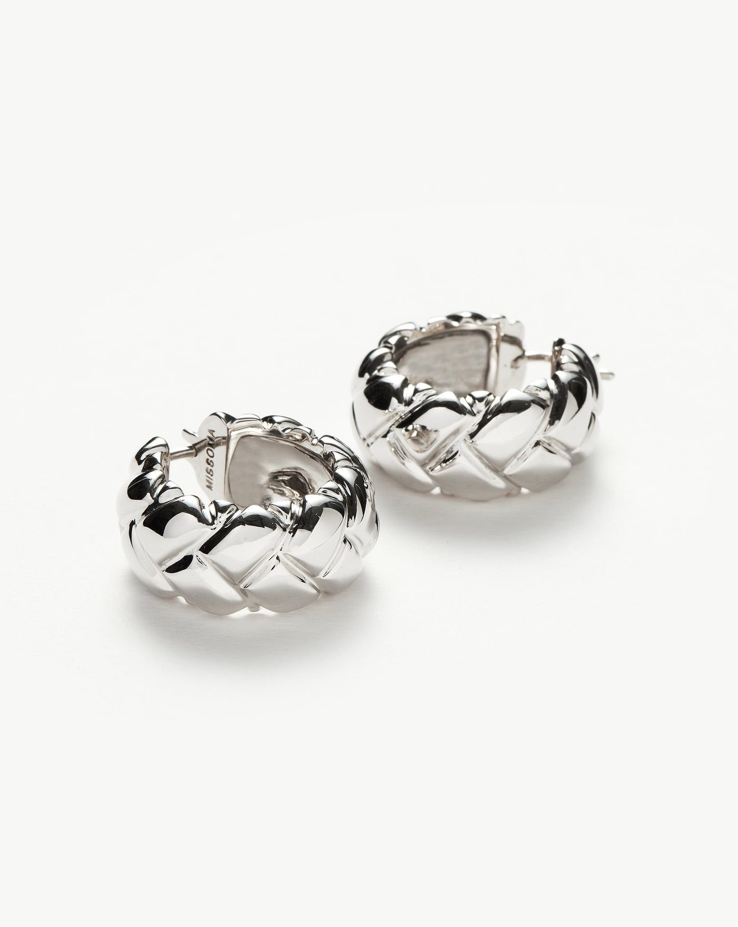 Lucy Williams Chunky Waffle Hoop Earrings Earrings Missoma