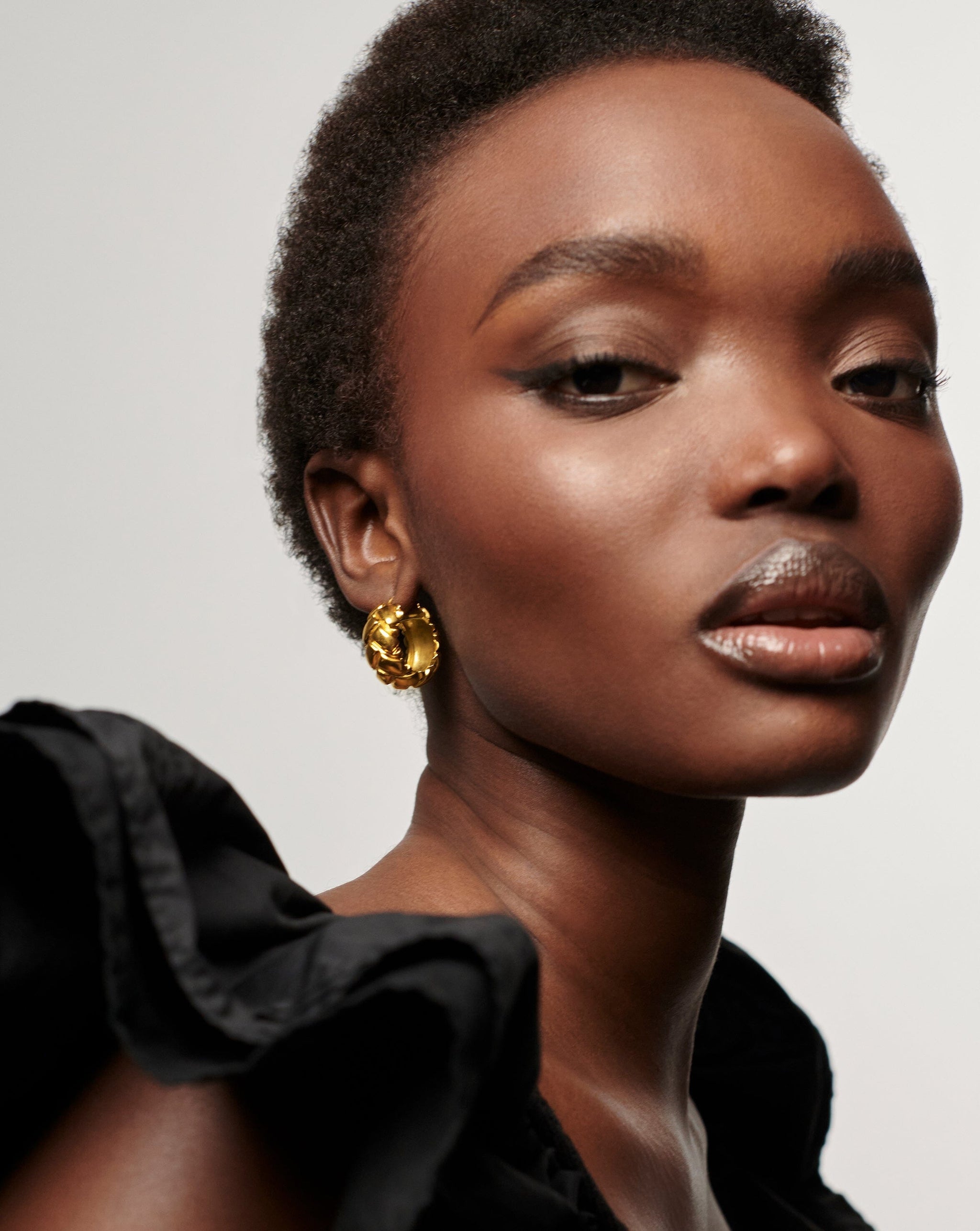 Lucy Williams Chunky Waffle Hoop Earrings Earrings Missoma